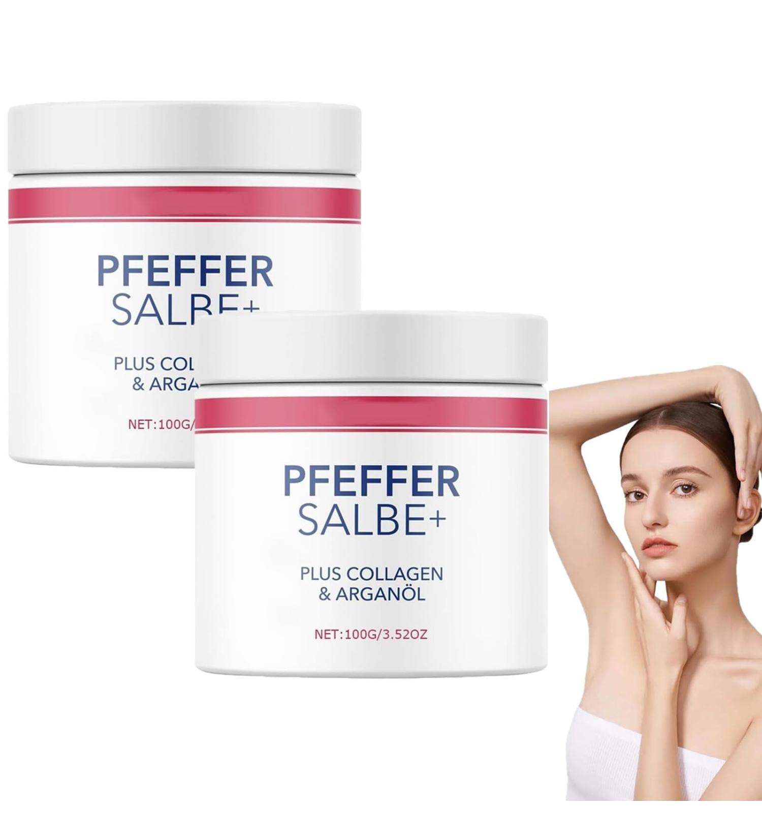 Buy Pepper Ointment Plus with Collagen & Argan Oil - Browning Formula (2 PCs) | Enhance Skin Health | Global Shipping - Buy Online on GoSupps.com