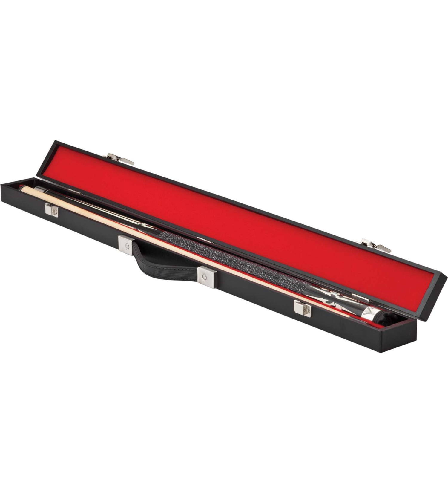 Casemaster Deluxe Billiard/Pool Cue Hard Case - Holds 1 Complete 2-Piece Cue - Black - Buy Online on GoSupps.com