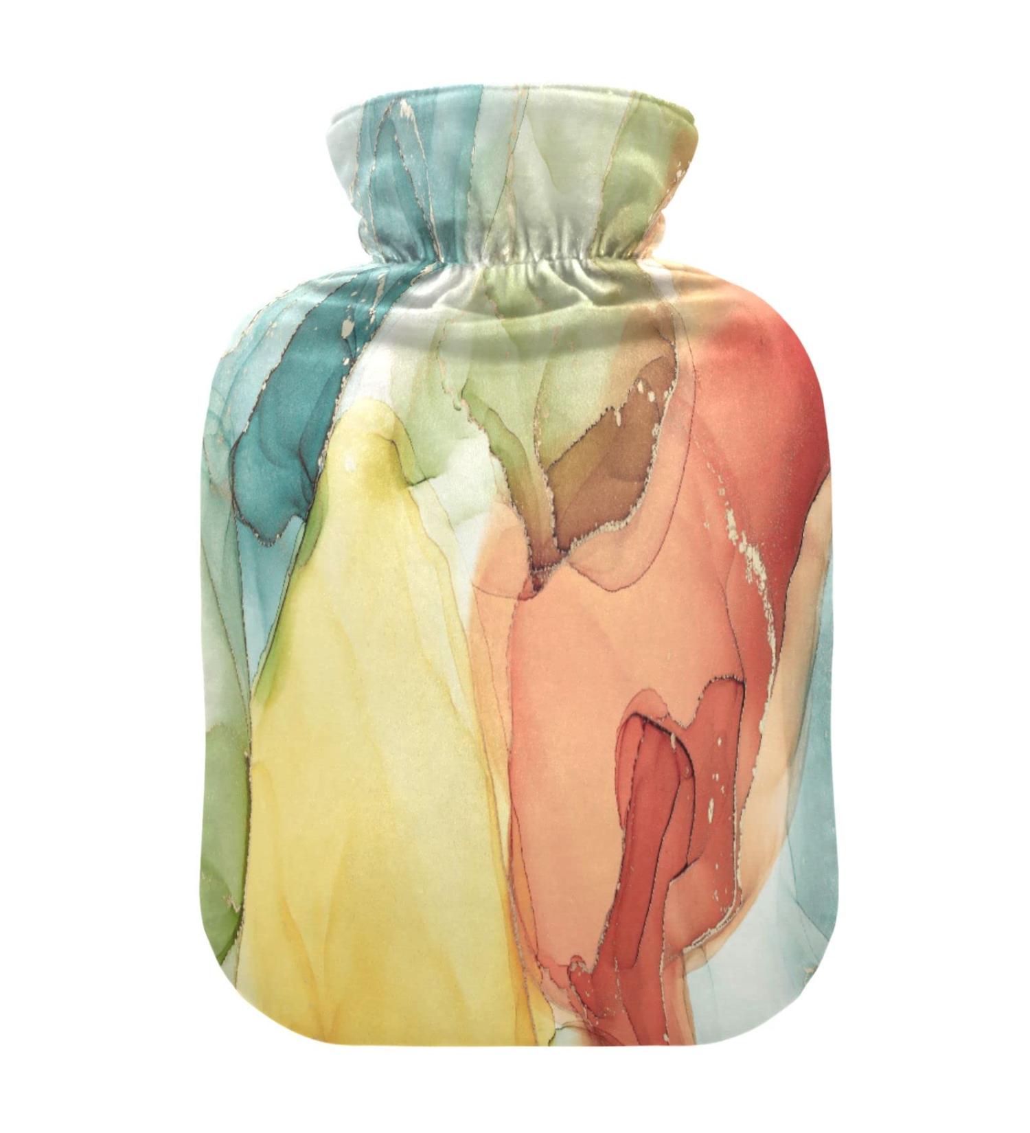 Natural Luxury Marble Hot Water Bottle | 2L Pain Relief & Warmers for Hands Feet & Cramps - International Shipping - Buy Online on GoSupps.com