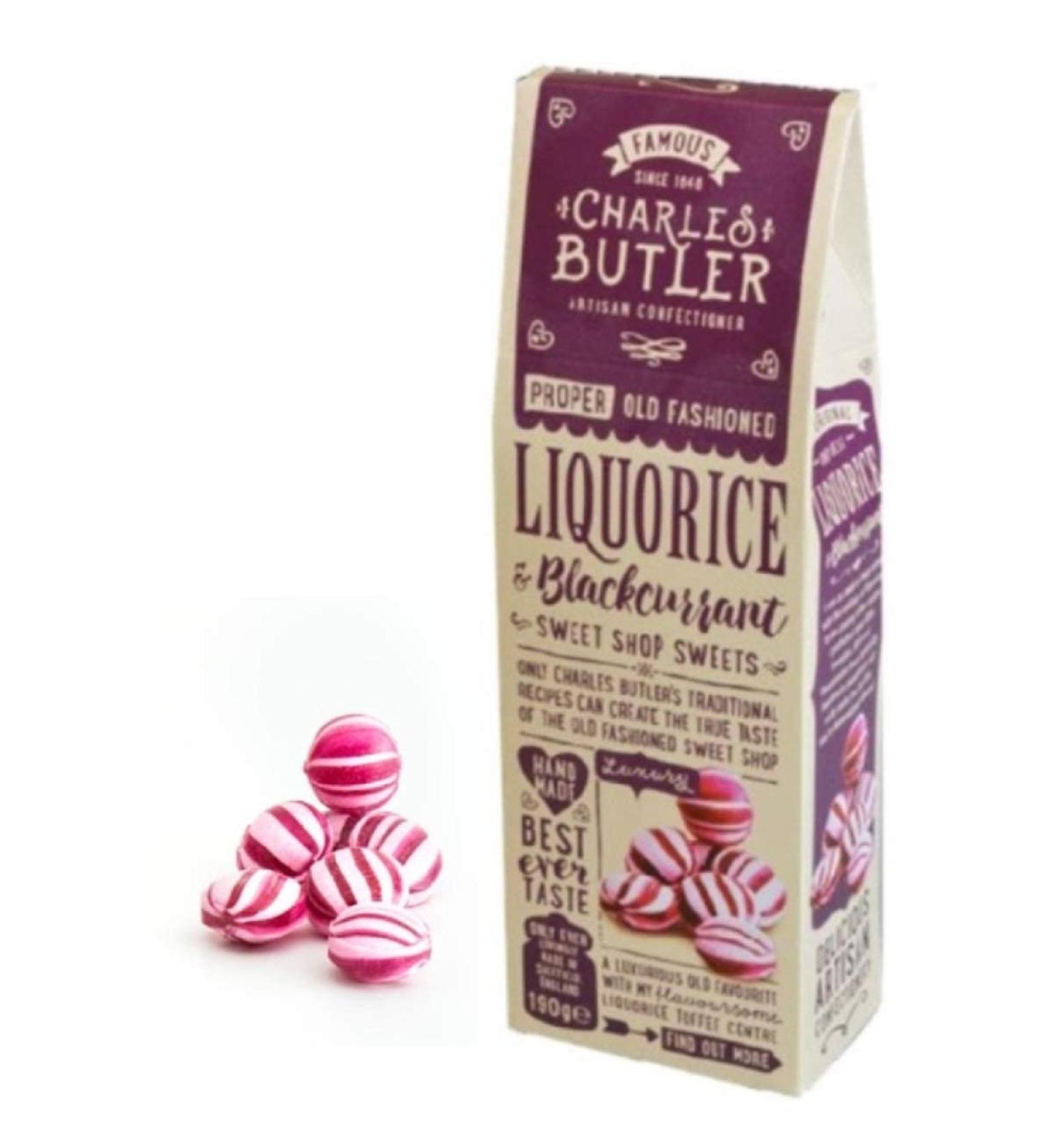 Charles Butler Liquorice & Blackcurrant 190g - Buy Online on GoSupps.com