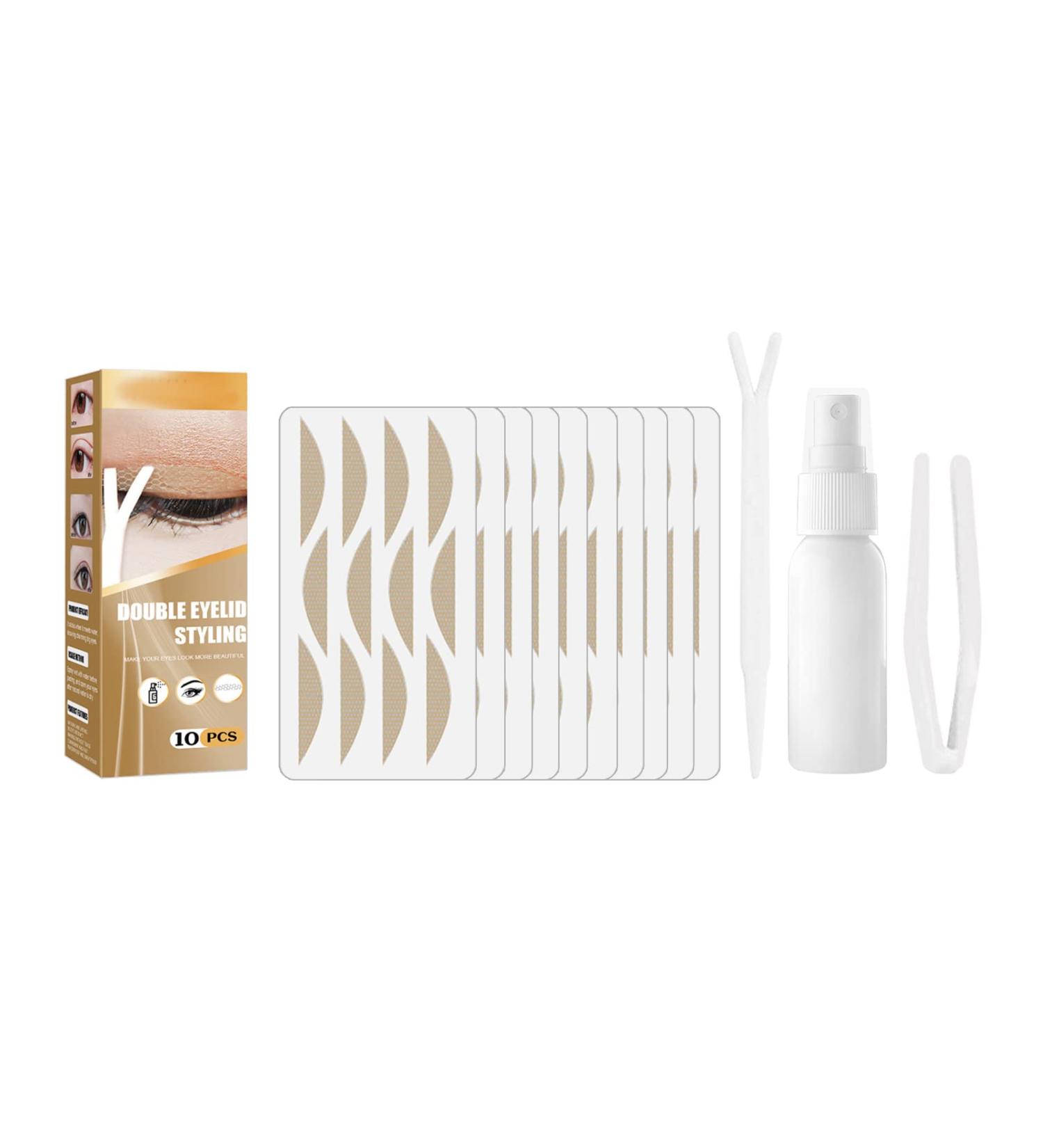 Eyelid Tape for Hooded Eyes 480 pcs Double Eyelid Stickers for Droopy & Uneven Invisible Eyelid Lift Strips Eyelid Lift Strips Lids by Design Eyelid Strips Waterproof & Sweat Resistant Eye Lift - Buy Online on GoSupps.com