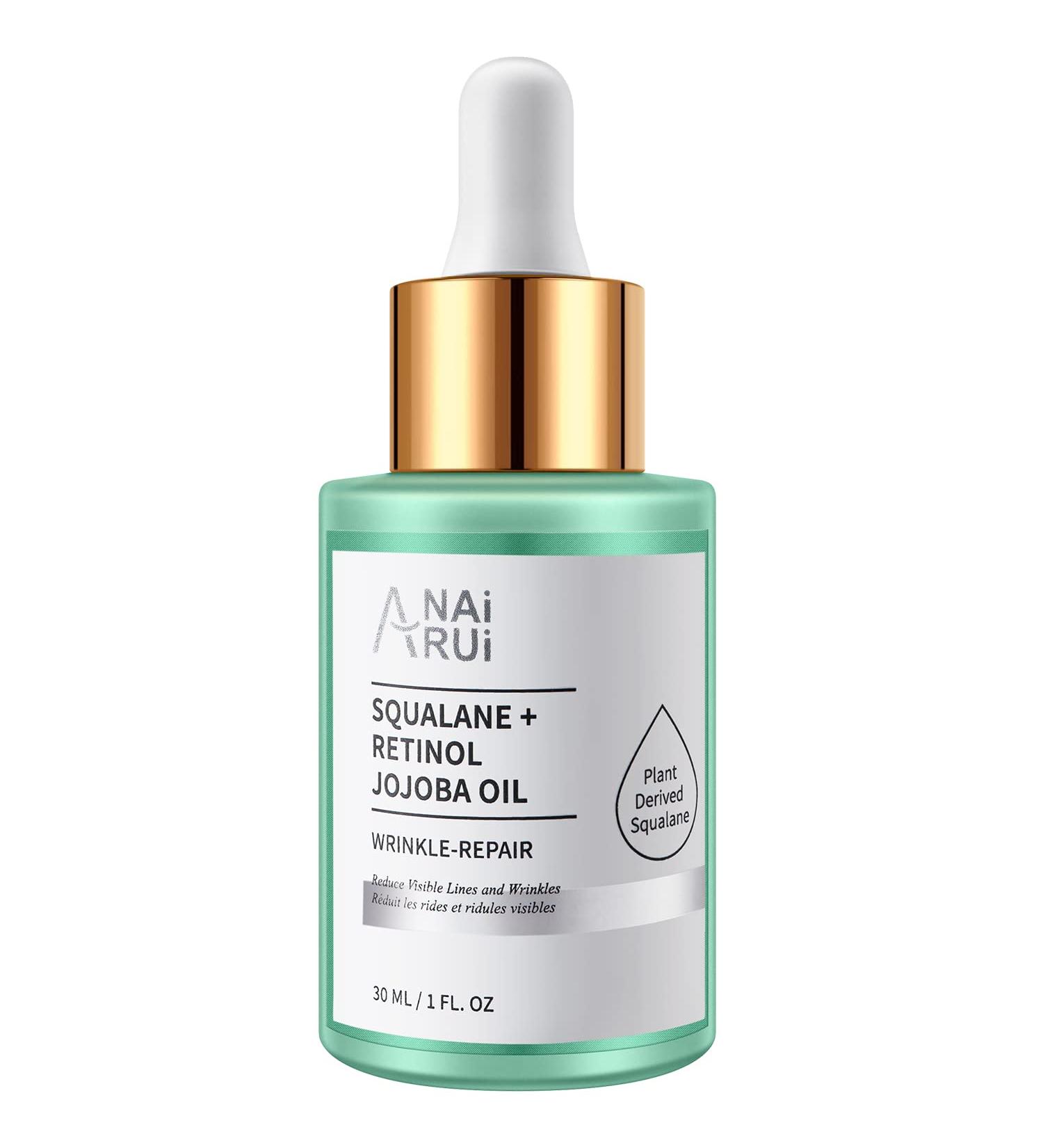 ANAI RUI ANAiRUi Jojoba oil with retinol for moisturizing face nourishing reduces lines and wrinkles facial oil repairer radiant skin smoothed and elastic 30 ml - Buy Online on GoSupps.com