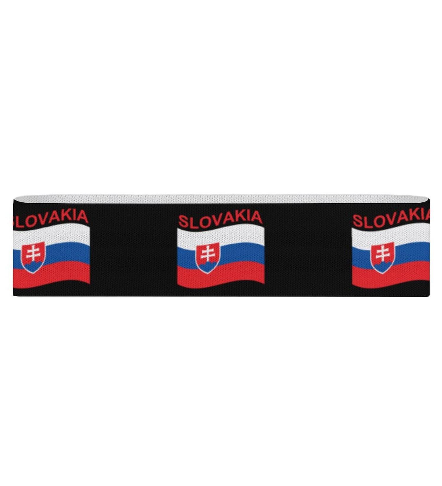 Flag of Slovakia Yoga Workout Bands - Comfort Legs & Booty Resistance Straps for Physical Therapy - Buy Online on GoSupps.com