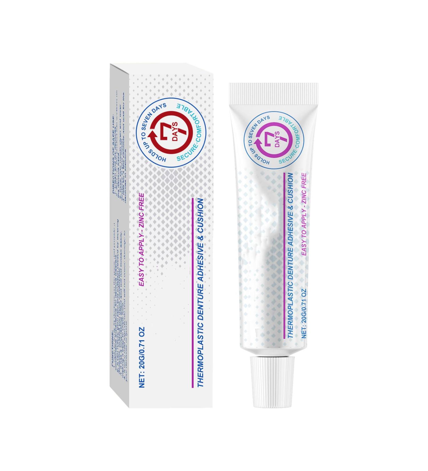 Dental Adhesive Adh sif Pour Proth ses Dentaires Cr me fixatrice Fixation pour Proth ses Dentaires Cr me Adh sive Plus Barri re Anti-Particules Pour Proth ses Totales et Partielles Go t Neutre - Buy Online on GoSupps.com