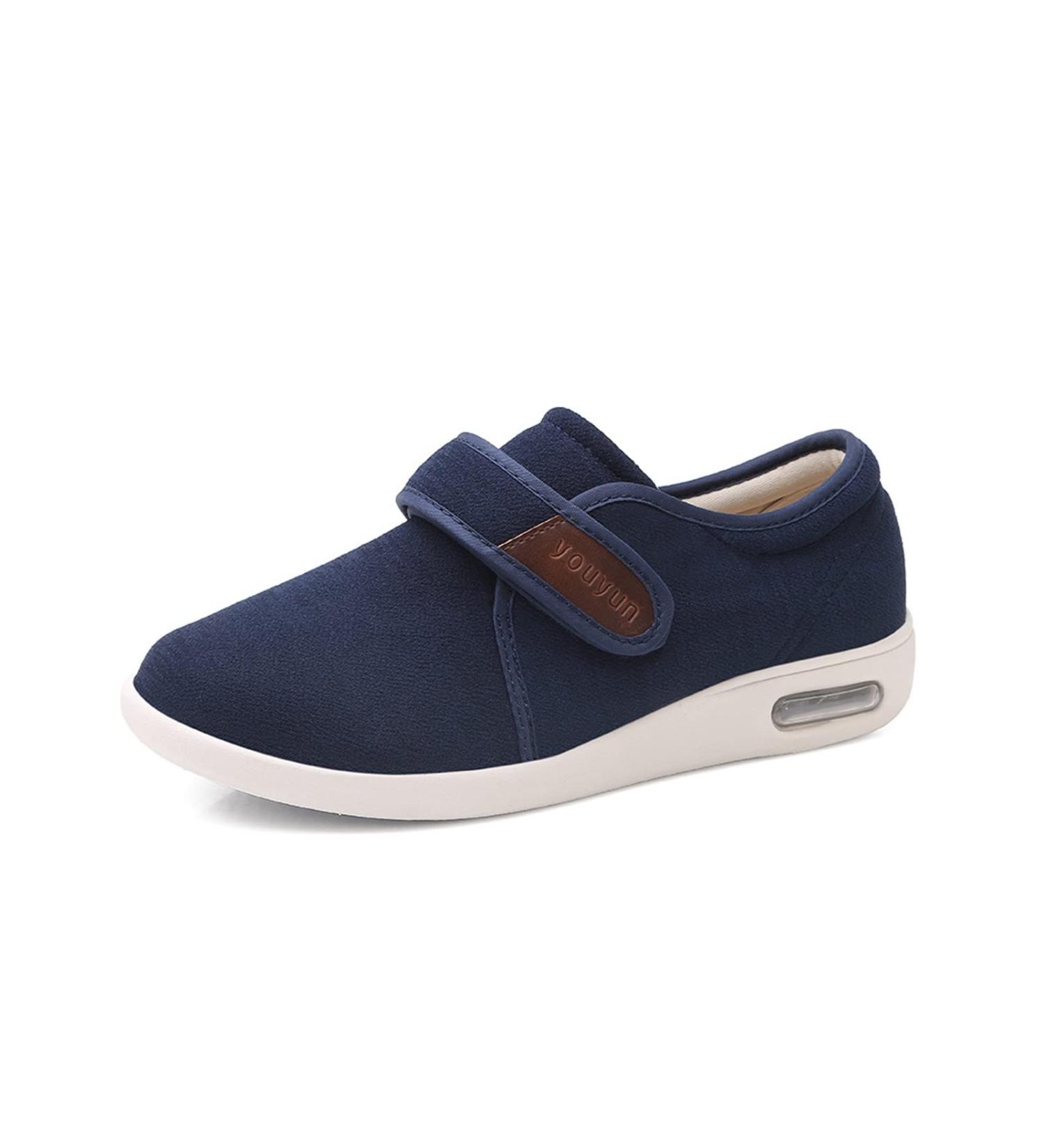 Yytcsjz Men's Diabetic Shoes Wide Width Adjustable Comfort Sneakers Blue Size 12 - Buy Online on GoSupps.com
