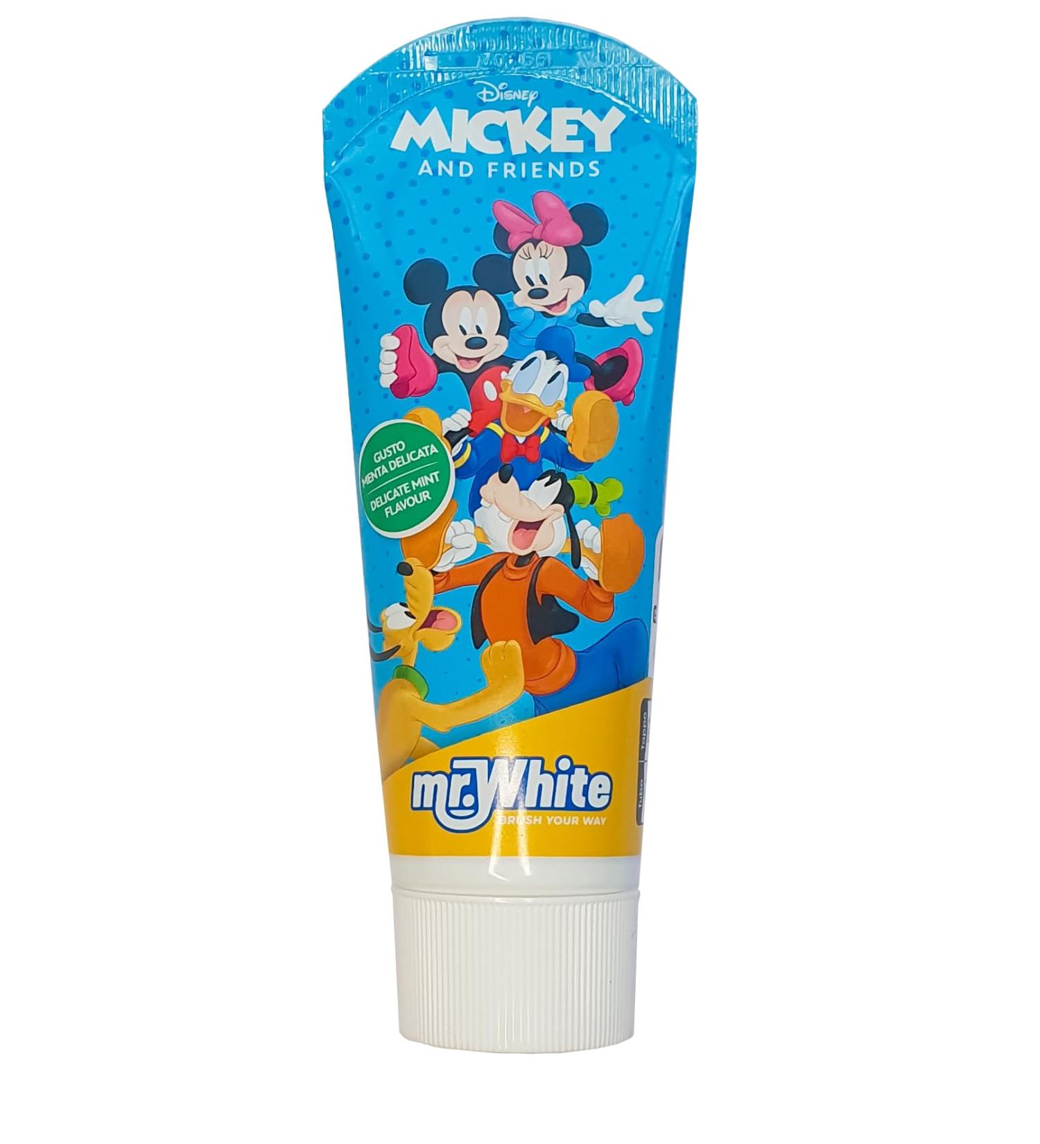  Mr White Toothpaste - Mickey and Friends - 75 ml - Buy Online on GoSupps.com