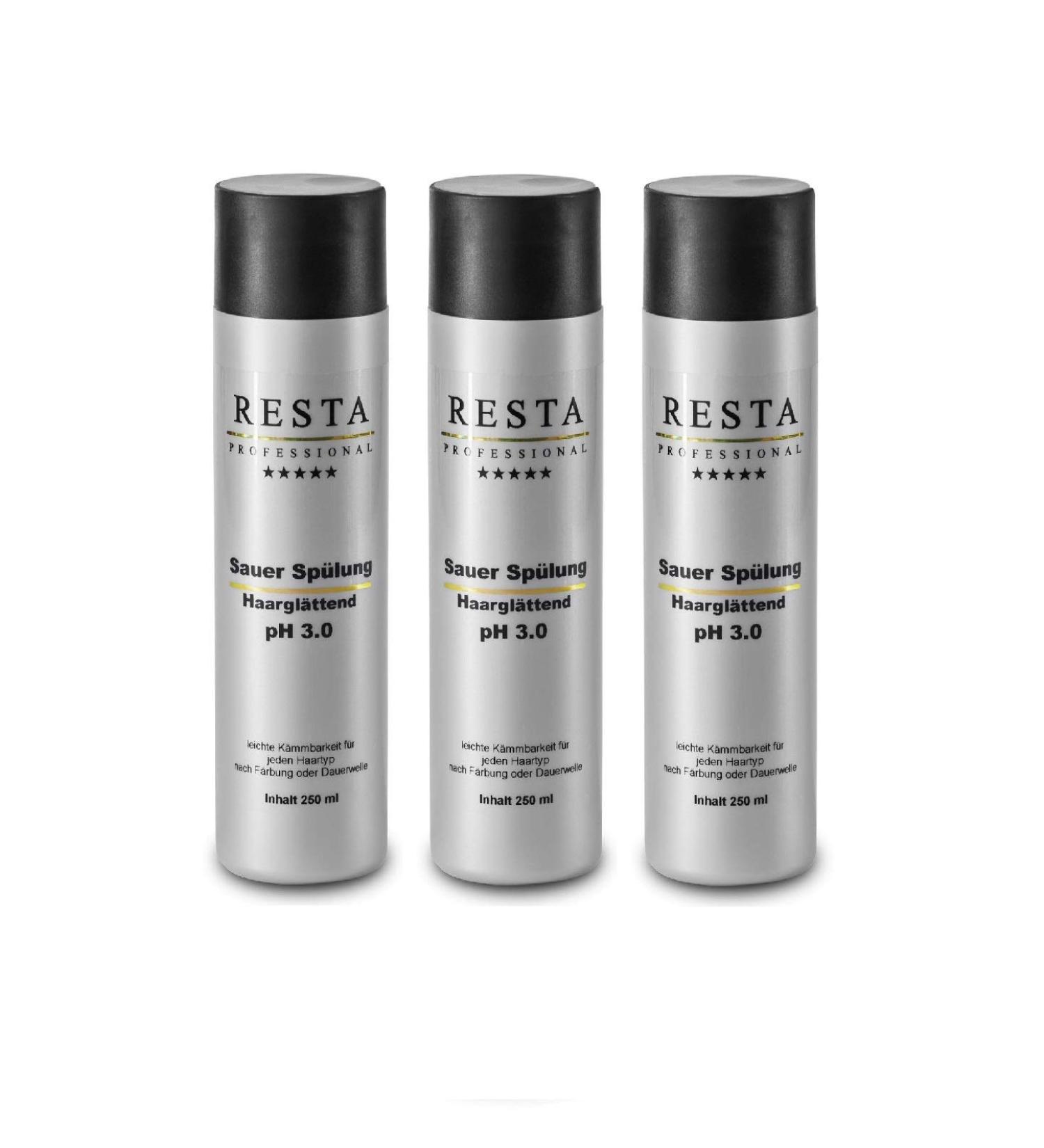 3er Acid Conditioner Resta Professional Hair Straightening pH 3.0 250 ml
