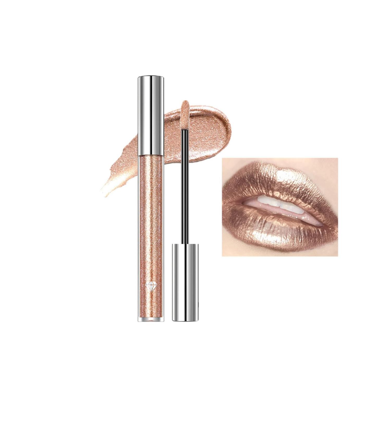 Liquid Lipstick 24g NonStick Long Lasting Color Shimmering Lipsticks Sunset Gold Lipstick - Buy Online on GoSupps.com