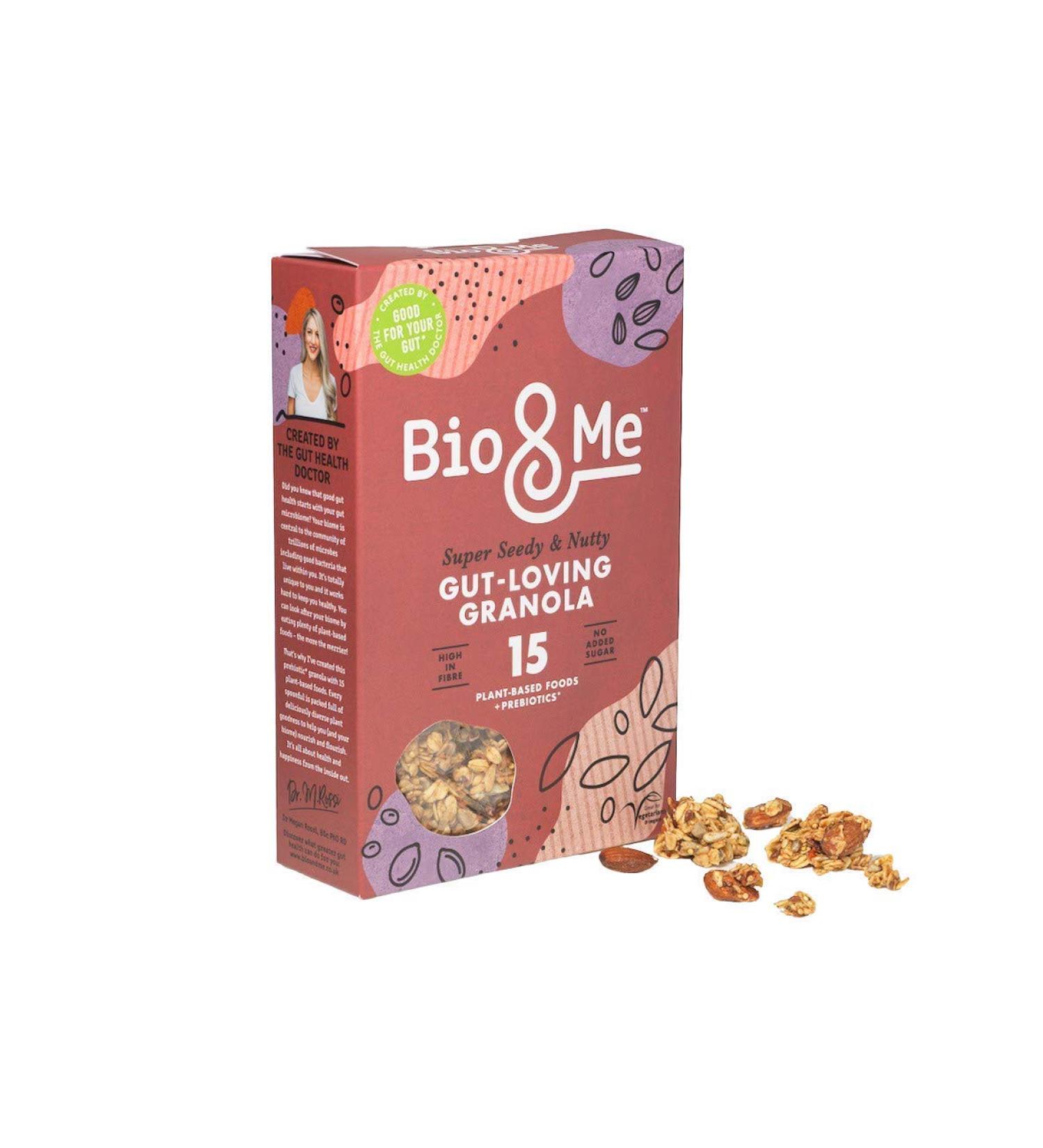 Bio&Me Bio&Me Super Seedy and Nutty Gut Loving Granola 360 g Lot de 2