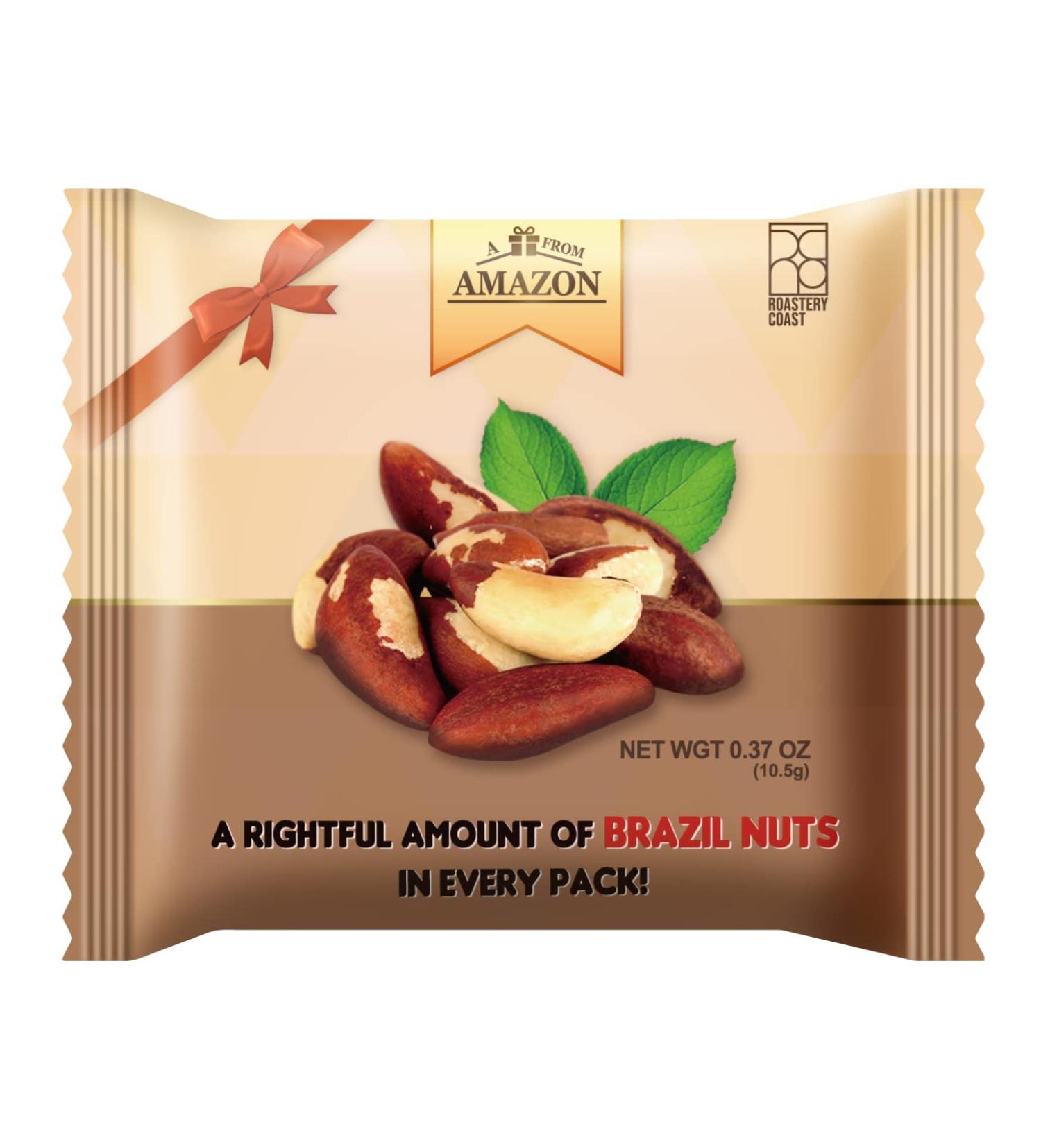 Roastery Coast Daily Nuts Whole Raw Brazil Nuts - Nut Snacks Multi Pack | Unsalted, Non-GMO, Certified Gluten Free | Selenium | Kosher Certified - Buy Online on GoSupps.com