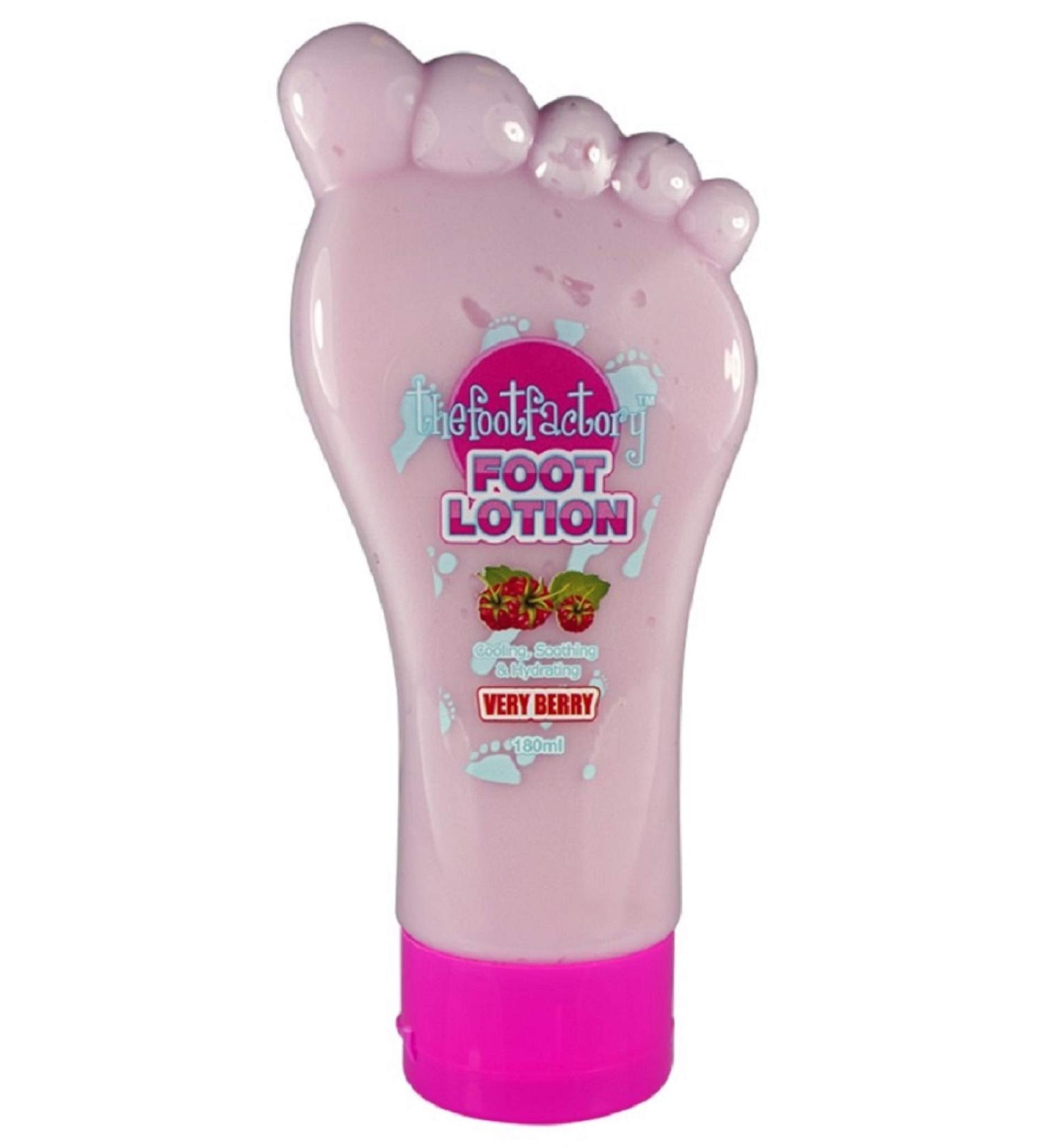 The Foot Factory Very Berry Foot Lotion 180 ml - Buy Online on GoSupps.com