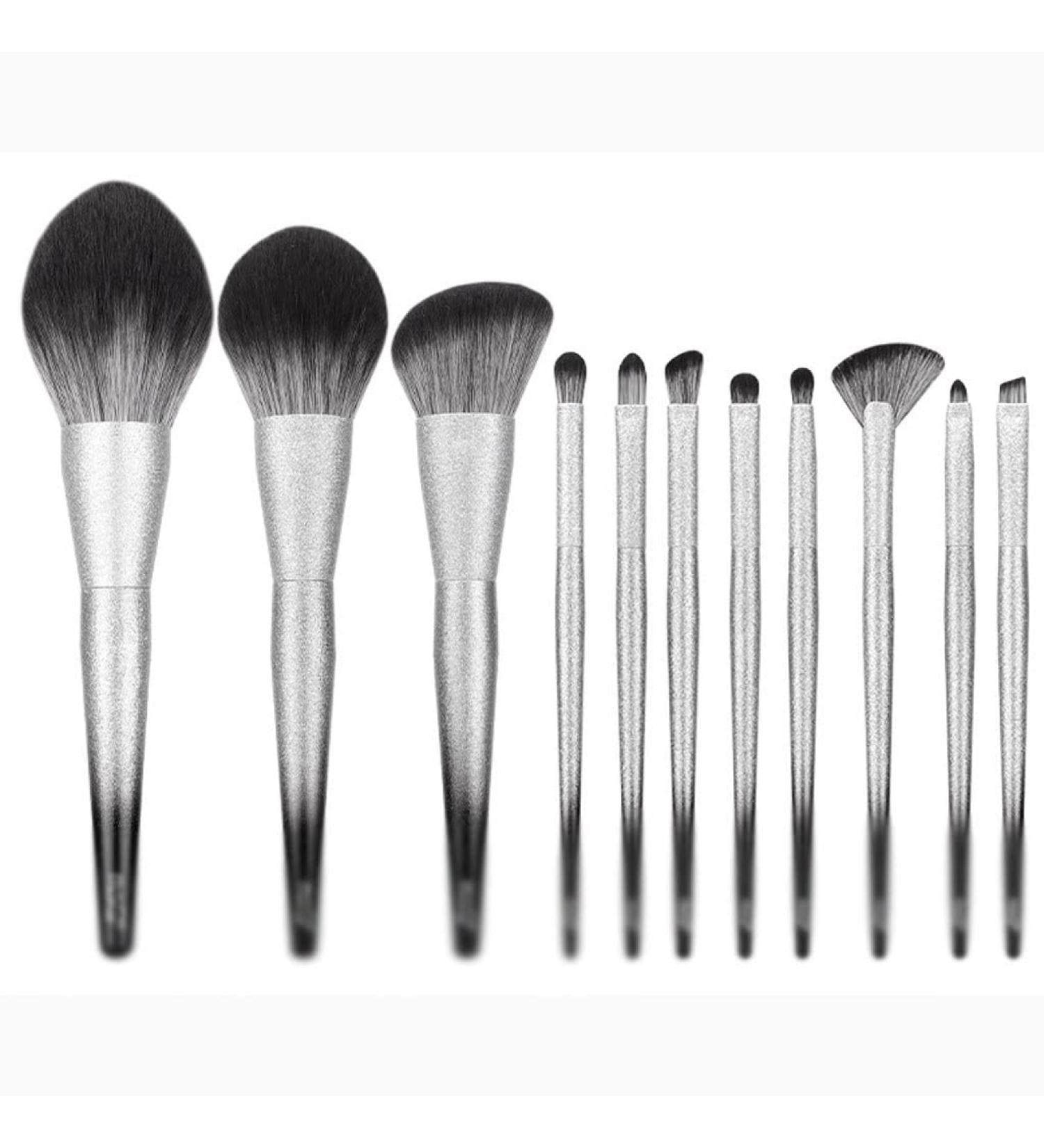DFHBFG 11-Piece Eyeshadow & Loose Powder Brush Set - Complete Makeup Tools for Flawless Application - Buy Online on GoSupps.com