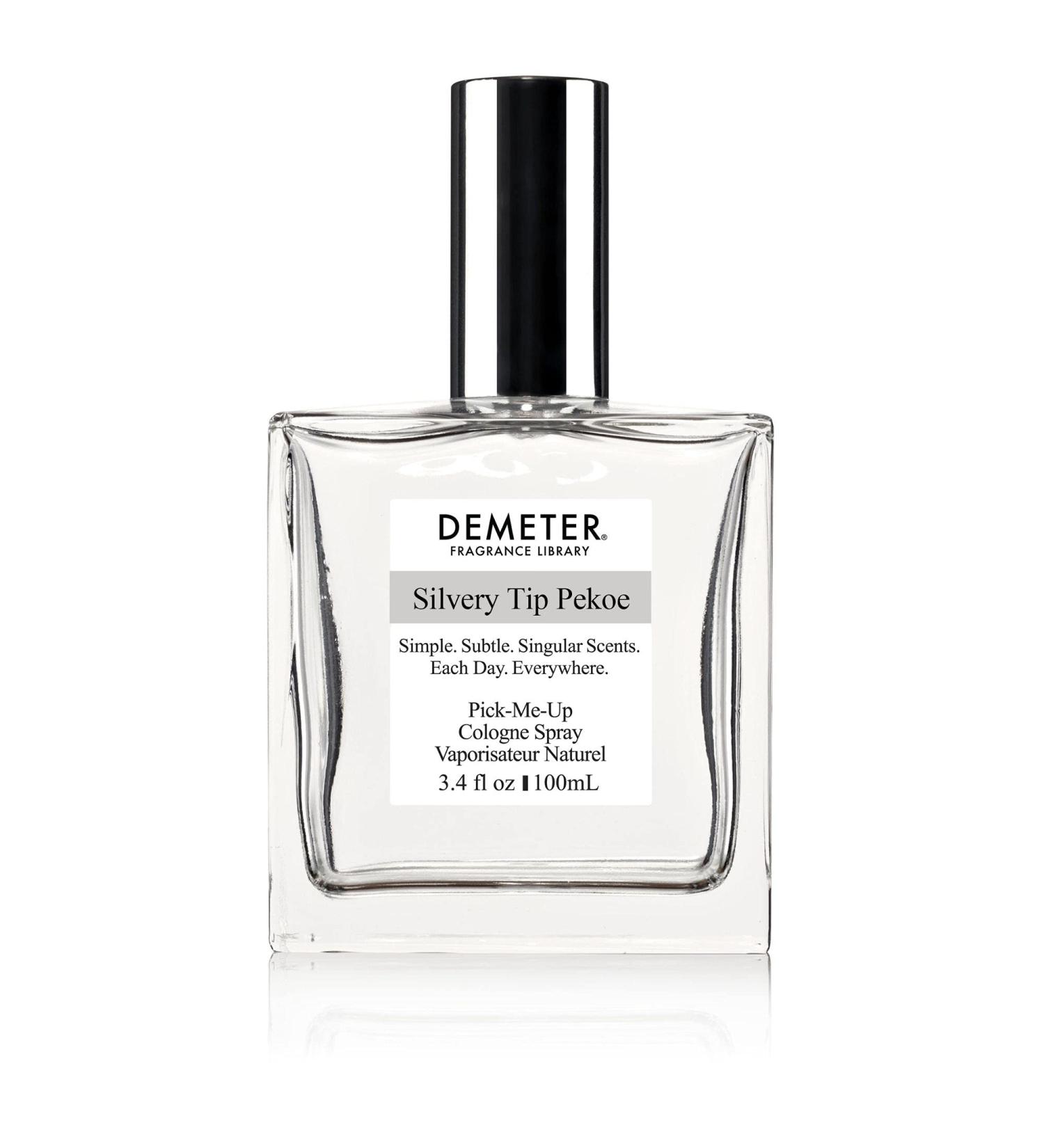 DEMETER Fragrance Library 3.4 oz Cologne Spray - Silvery Tip Pekoe Tea Silvery Tip Pekoe 3.4 Fl Oz (Pack of 1)