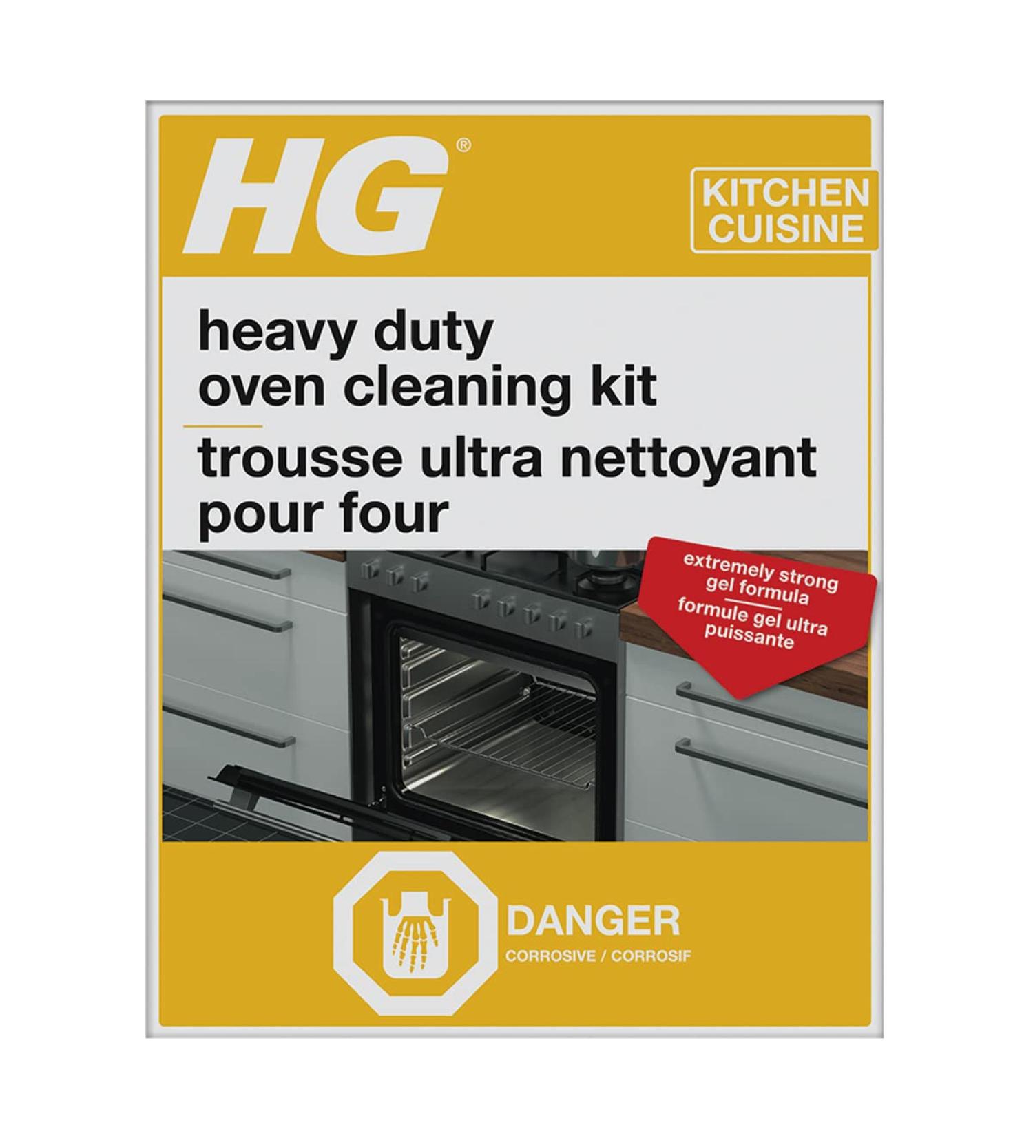HG Heavy Duty Oven Cleaning Kit 600ml - Buy Online on GoSupps.com