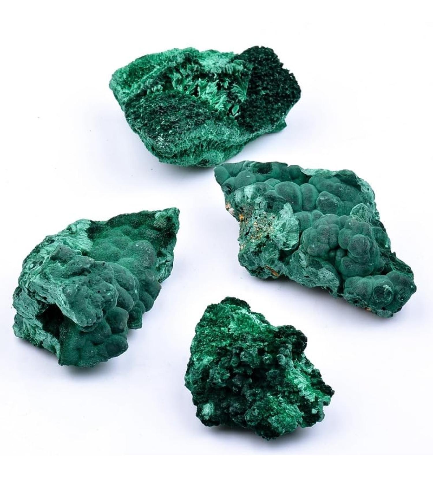 Natural Raw Rough Malachite Stone Quartz Crystal for Collection Gift 1pcs Full of Texture - Buy Online on GoSupps.com
