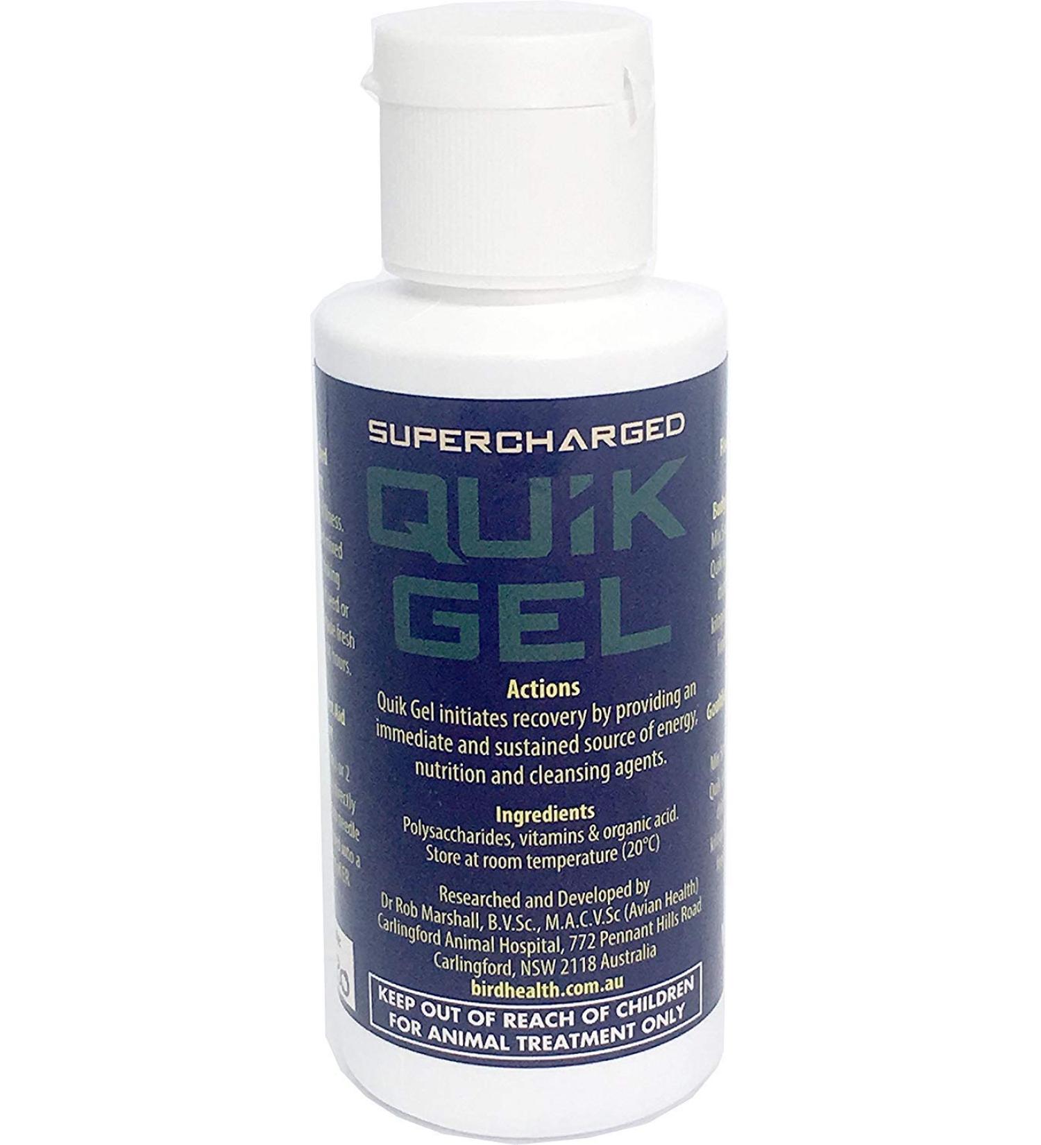 Rob Marshall Quik Gel 30ml Bird Emergency First Aid Vitamin Treatment Supplement for All Birds Finches Canaries Budgies Pigeons Parrots Poultry