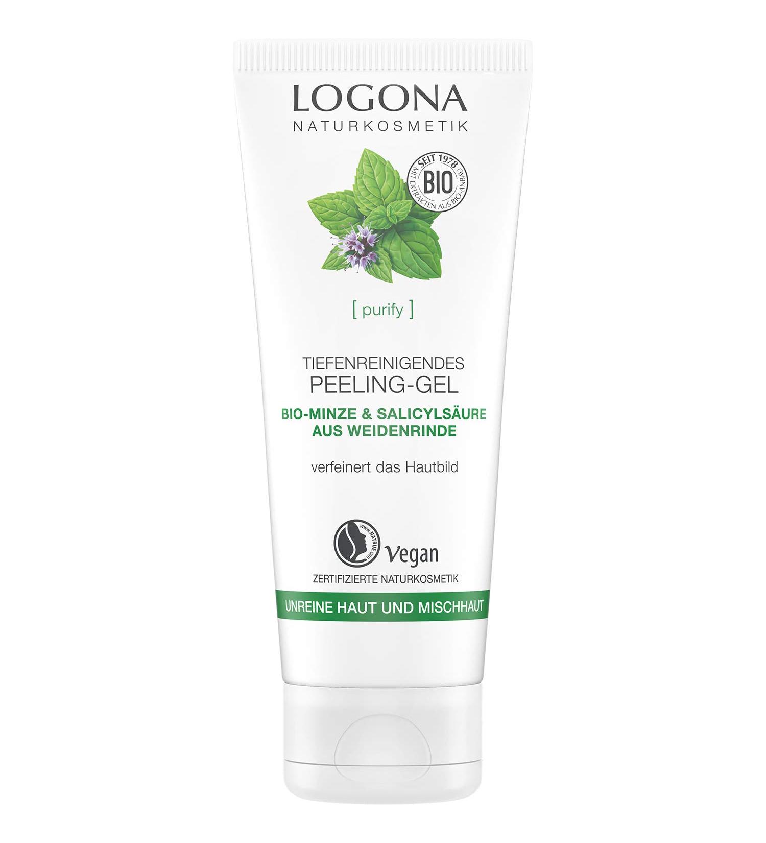  LOGONA Naturkosmetik Logona Deep Cleansing Exfoliation Gel Bio-Mint & Sali - Buy Online on GoSupps.com