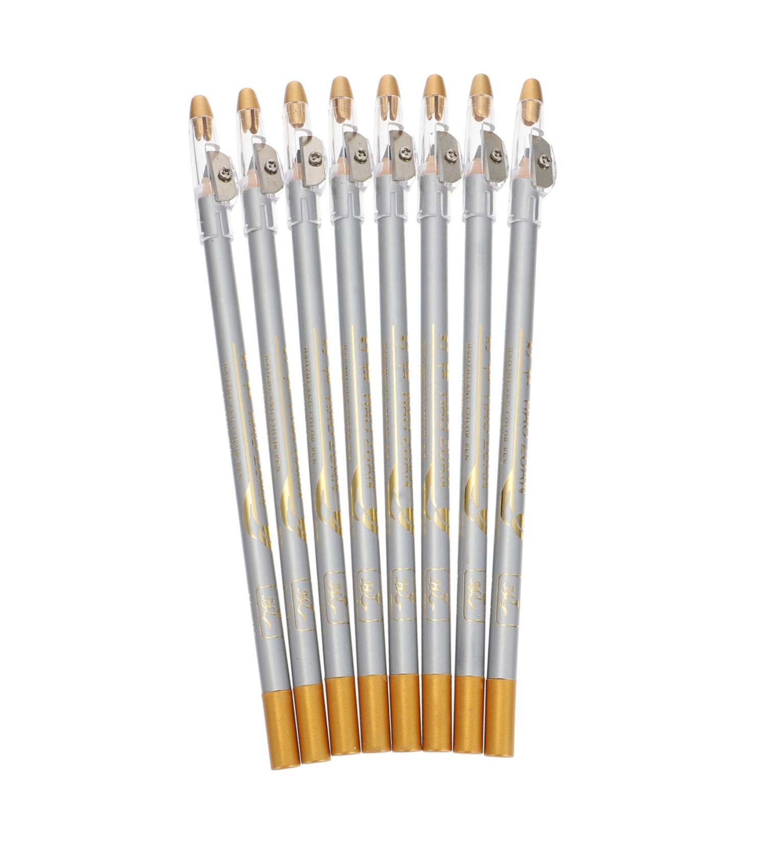 FRCOLOR 8pcs Eyeliner with Brighten -in- Makeup Strokes Eyebrow Girls Tool Pen Pencil Women Sharpener - Buy Online on GoSupps.com