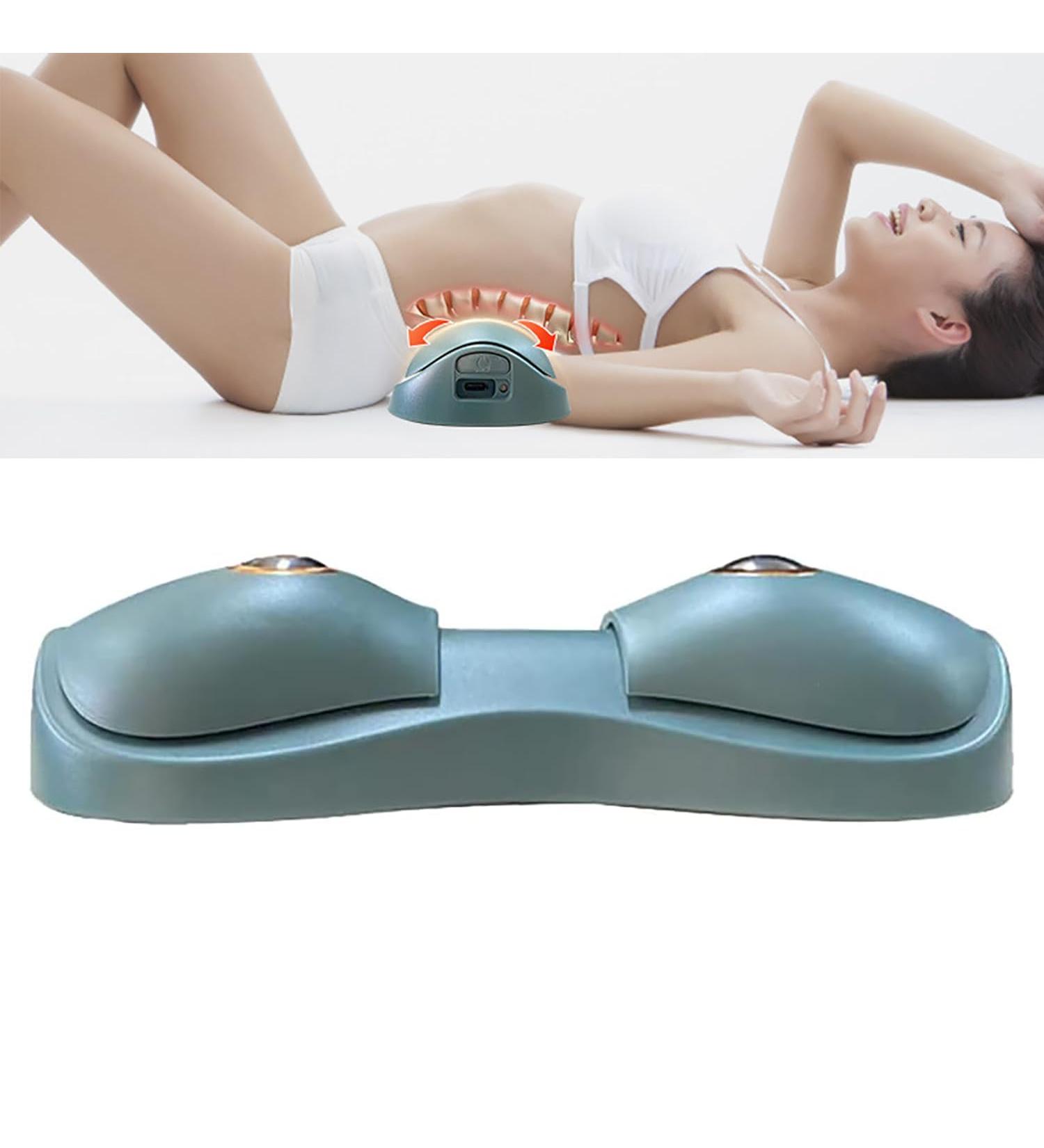Electric Lumbar Vertebrae Traction Device - Adjustable Back Extensor with Heat & Magnetic Acupuncture for Pain Relief - Support Your Lumbar Spine - Buy Online on GoSupps.com