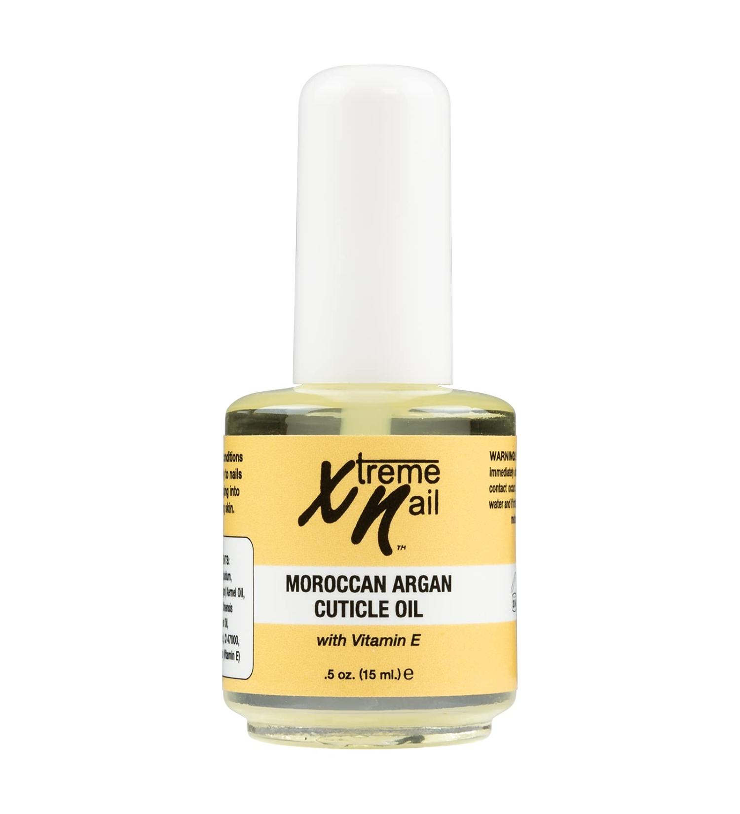 Xtreme Nail Moroccan Argan Cuticle Oil - Revitalizing Treatment with Vitamin E for Nourished and Stronger Nails, 0.5 Oz - Buy Online on GoSupps.com