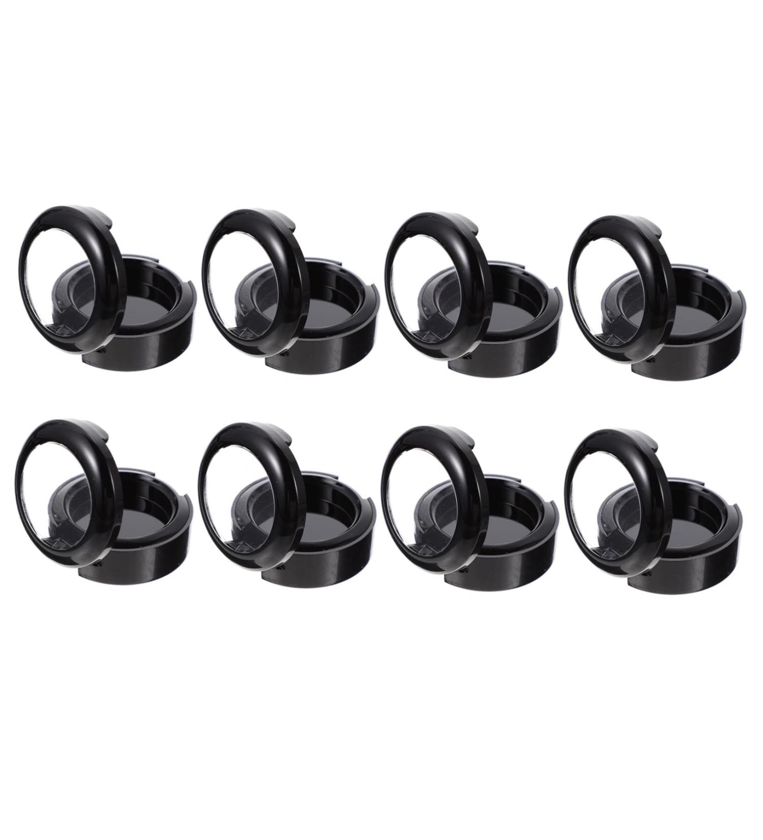 BESTYASH Bo te de Rangement pour Fards Paupi res Mono 26mm en Plastique L ger Noir Organisateur Cosm tique Compact pour Voyage et Maison Lot de 8 Pi ces - Buy Online on GoSupps.com