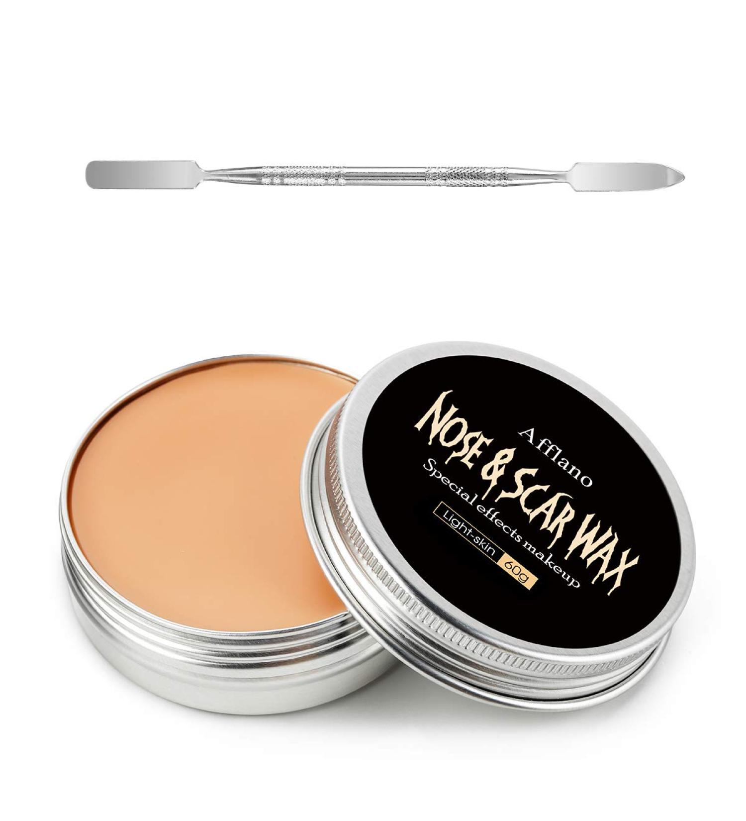 Afflano Halloween Makeup Set - Scar Wax Fake Molding Wound Skin Wax for Special Effects Cosplay - Includes Spatula, 2 Kits - Perfect for Festival, Stage, Zombie Theatrical, Burn SFX Makeup - Buy Online on GoSupps.com