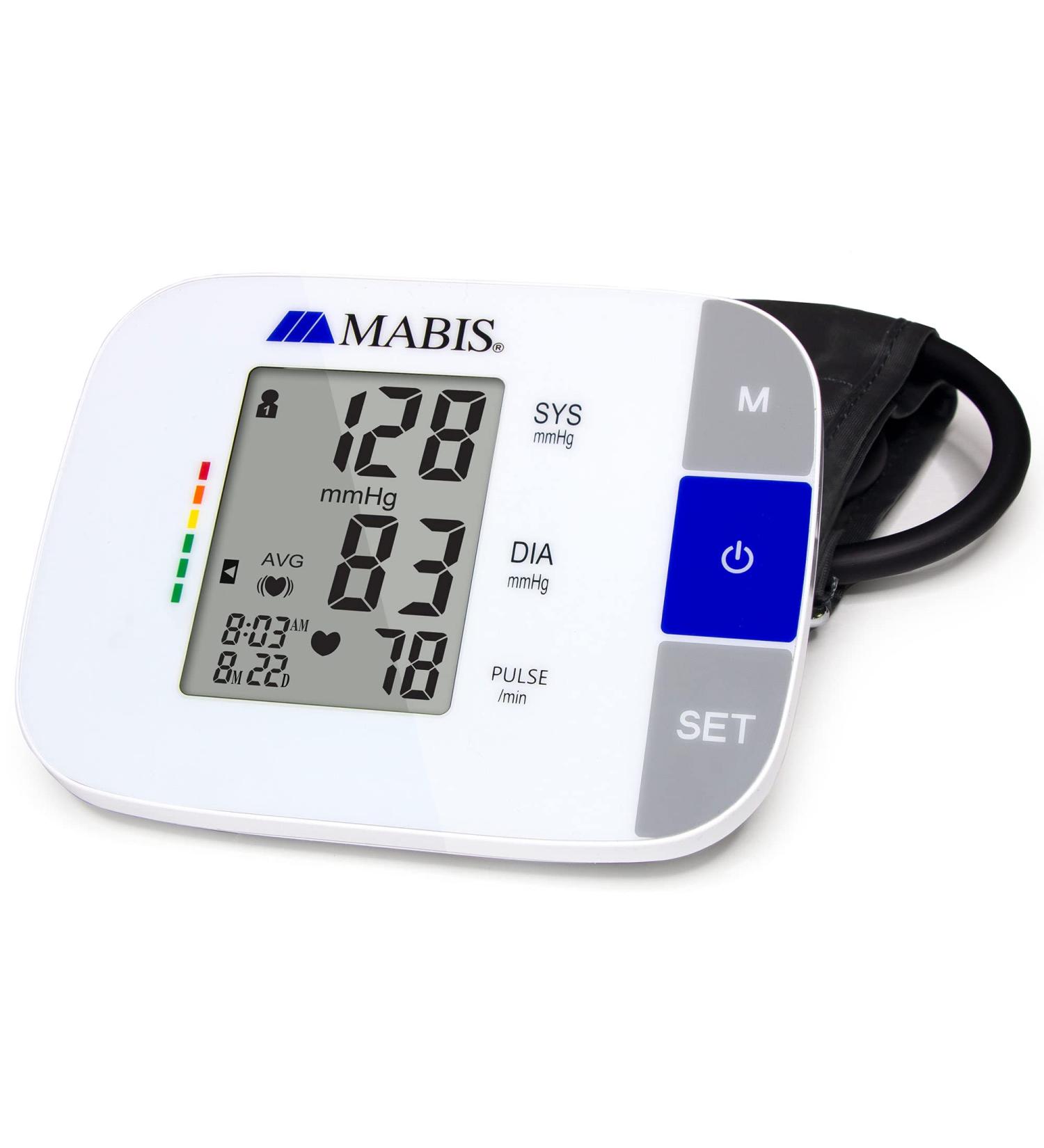 MABIS Universal Talking Blood Pressure Monitor - Upper Arm Irregular Heartbeat Detection 396-Reading Memory 4 User Profiles - FSA & HSA Eligible Shipping Worldwide - Buy Online on GoSupps.com