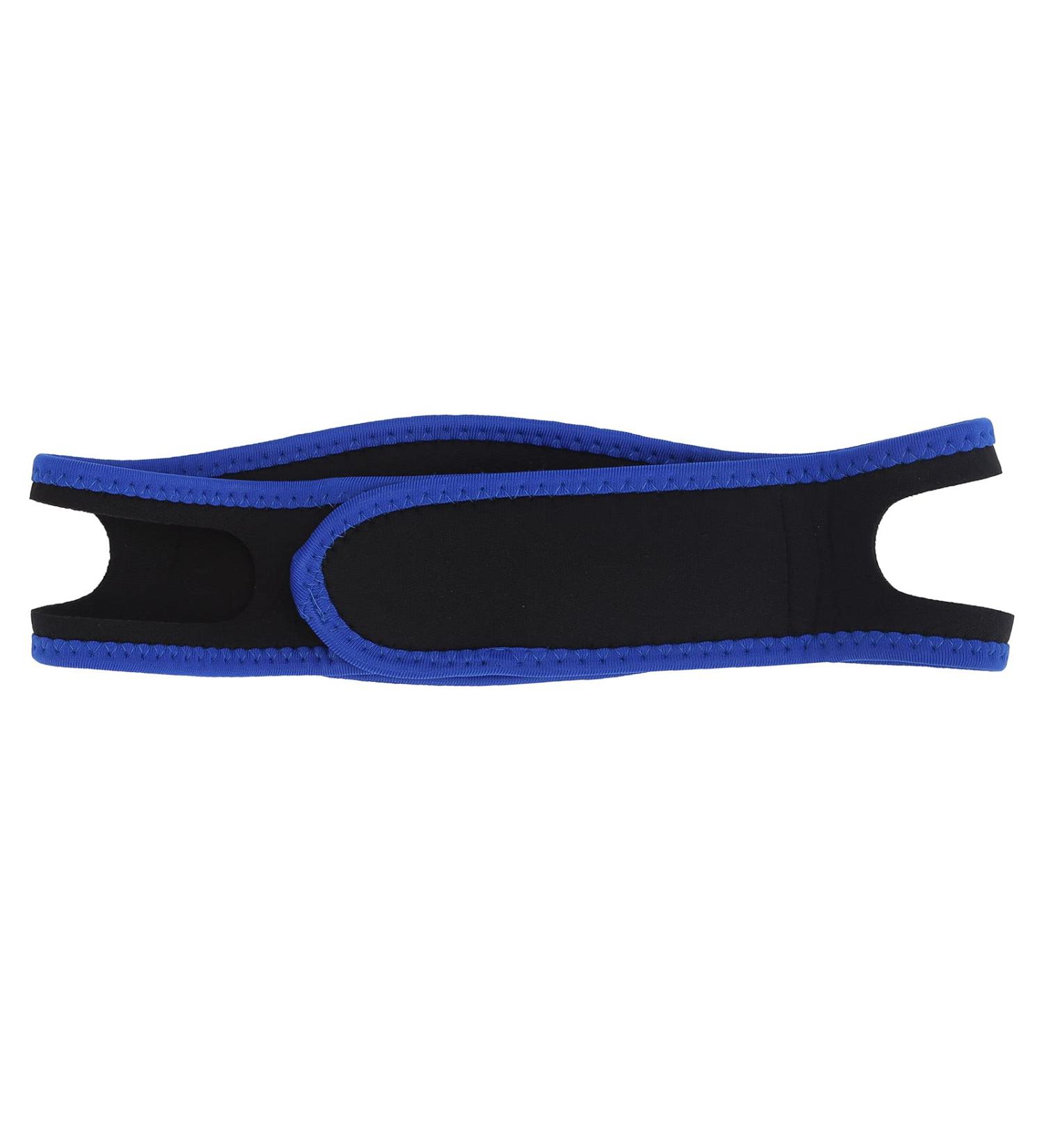 Adjustable Breathable Anti-Snoring Chin Strap with Jaw Support Belt - Royal Blue Edge Cover - Buy Online on GoSupps.com