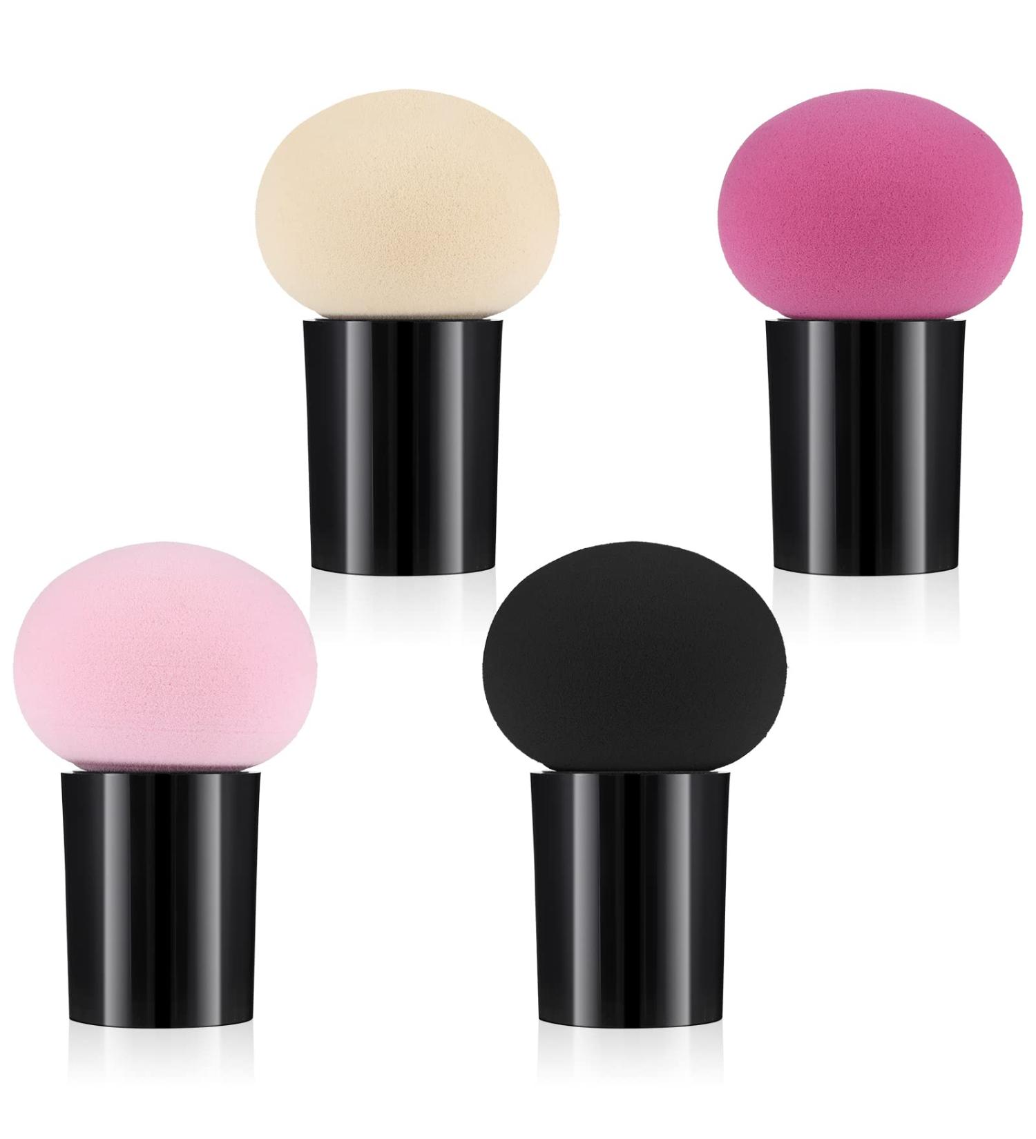 Sibba 4 PCS Makeup Sponge Set Beauty Blender Foundation & Concealer Applicators Multi-Colored Ideal for Loose Powder & Face Makeup International Shipping Available - Buy Online on GoSupps.com