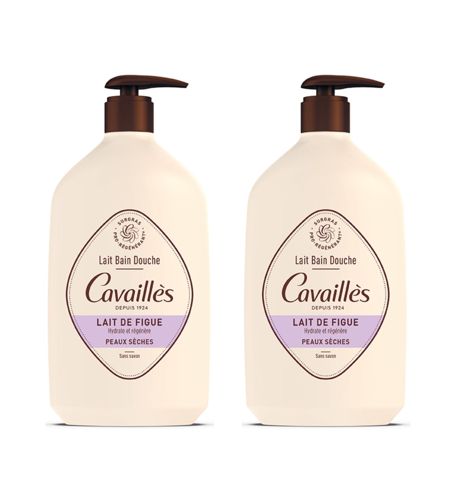 PARAVOSTRA FIG MILK Shower Gel | Moisturizes & Protects | Soap Free | Suitable for Dry Skin | For the whole family from 1 year | 85% natural origin | Pack of 2 x 1L