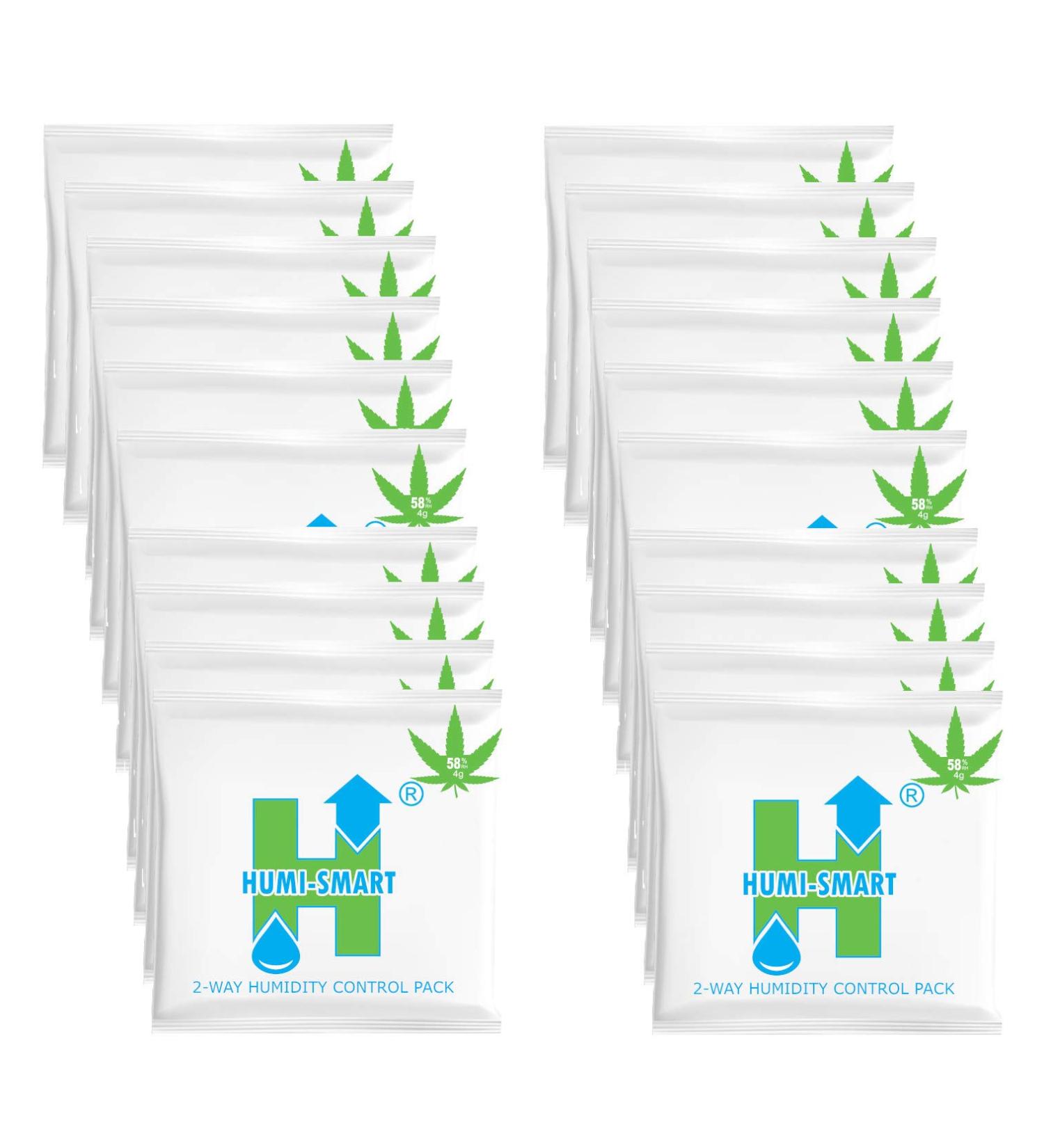 Humi-Smart 2-Way Control 58% RH 4 g 20 pieces