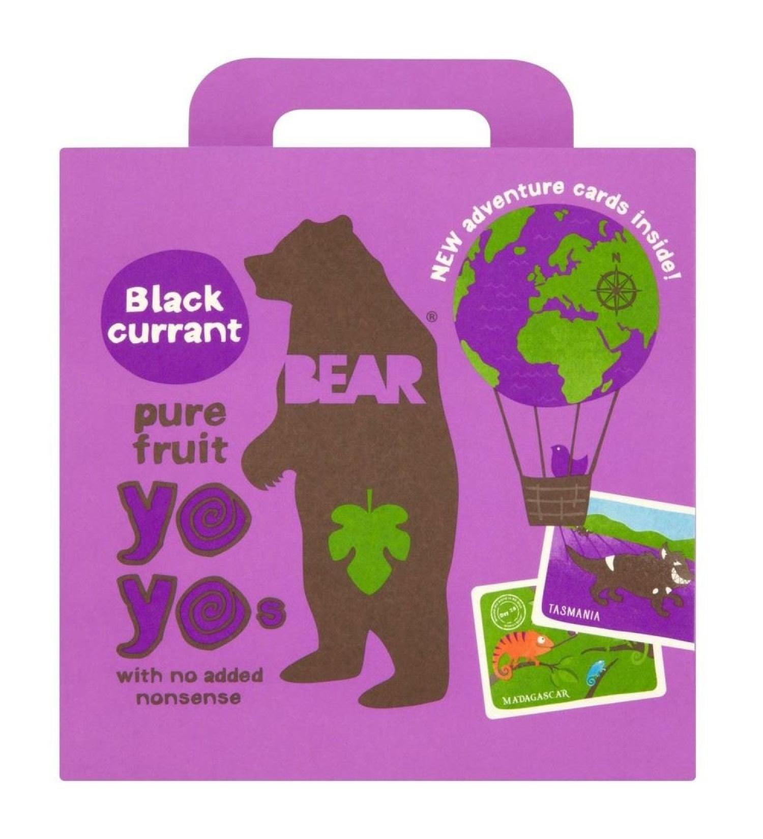 BEAR Bear Pure Fruit Yo Yos Blackcurrant (5x20g)