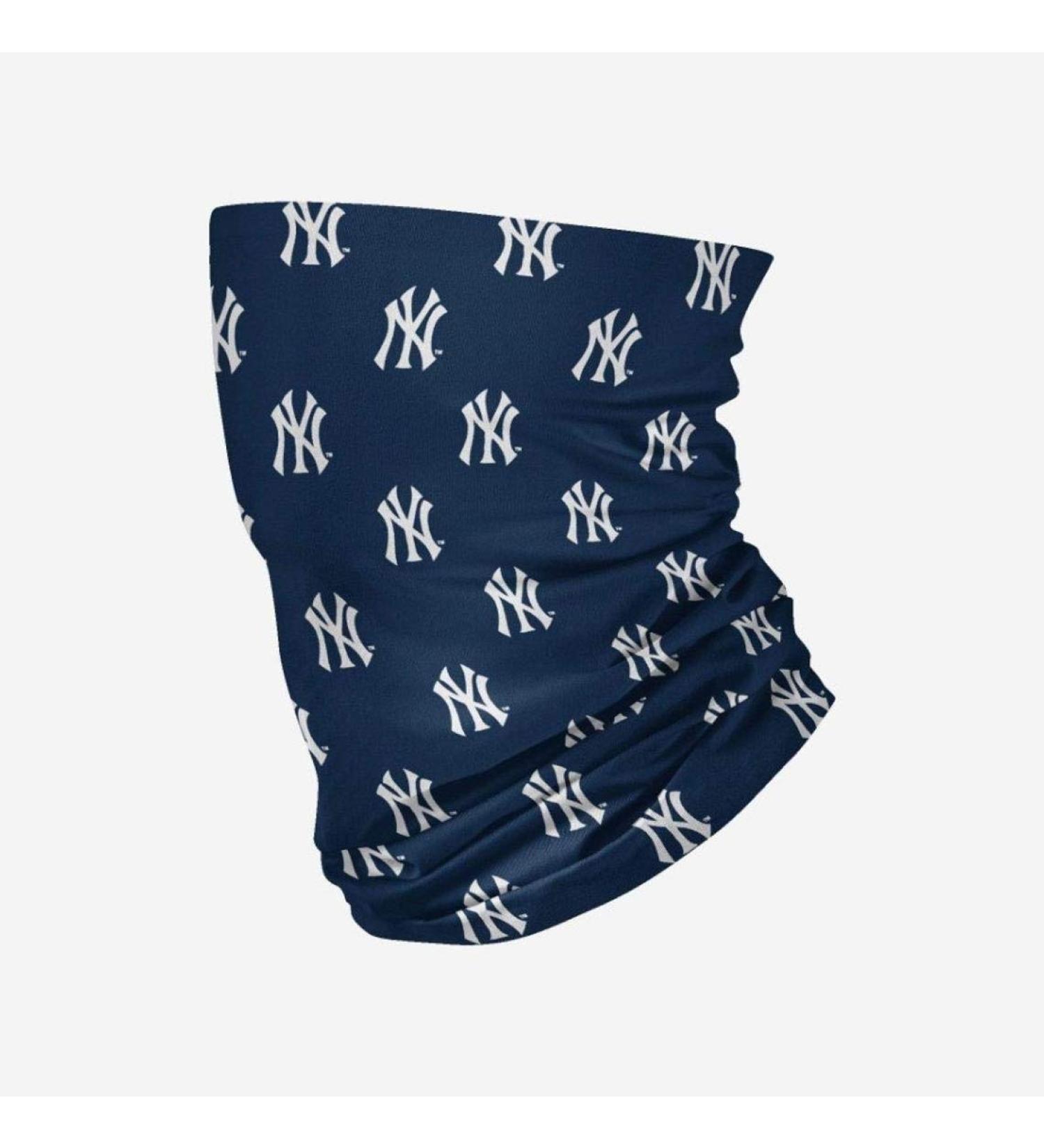 47 MLB Team Color Confetti Face Covering Gaiter, Adult (New York Yankees Navy)