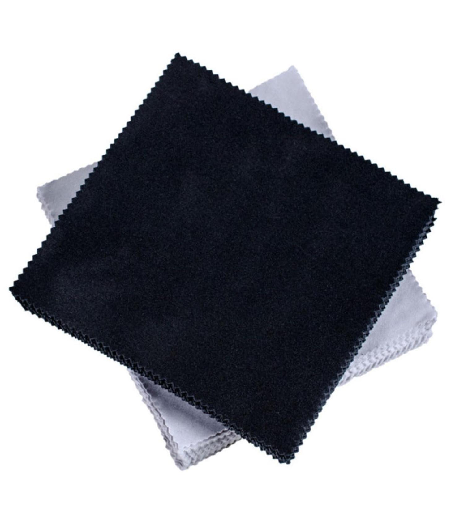 FOMIYES 100pcs Black Cleaning Cloths for Glasses & Lenses - 15x15cm - Premium Lens Cleaning Solution - Buy Online on GoSupps.com