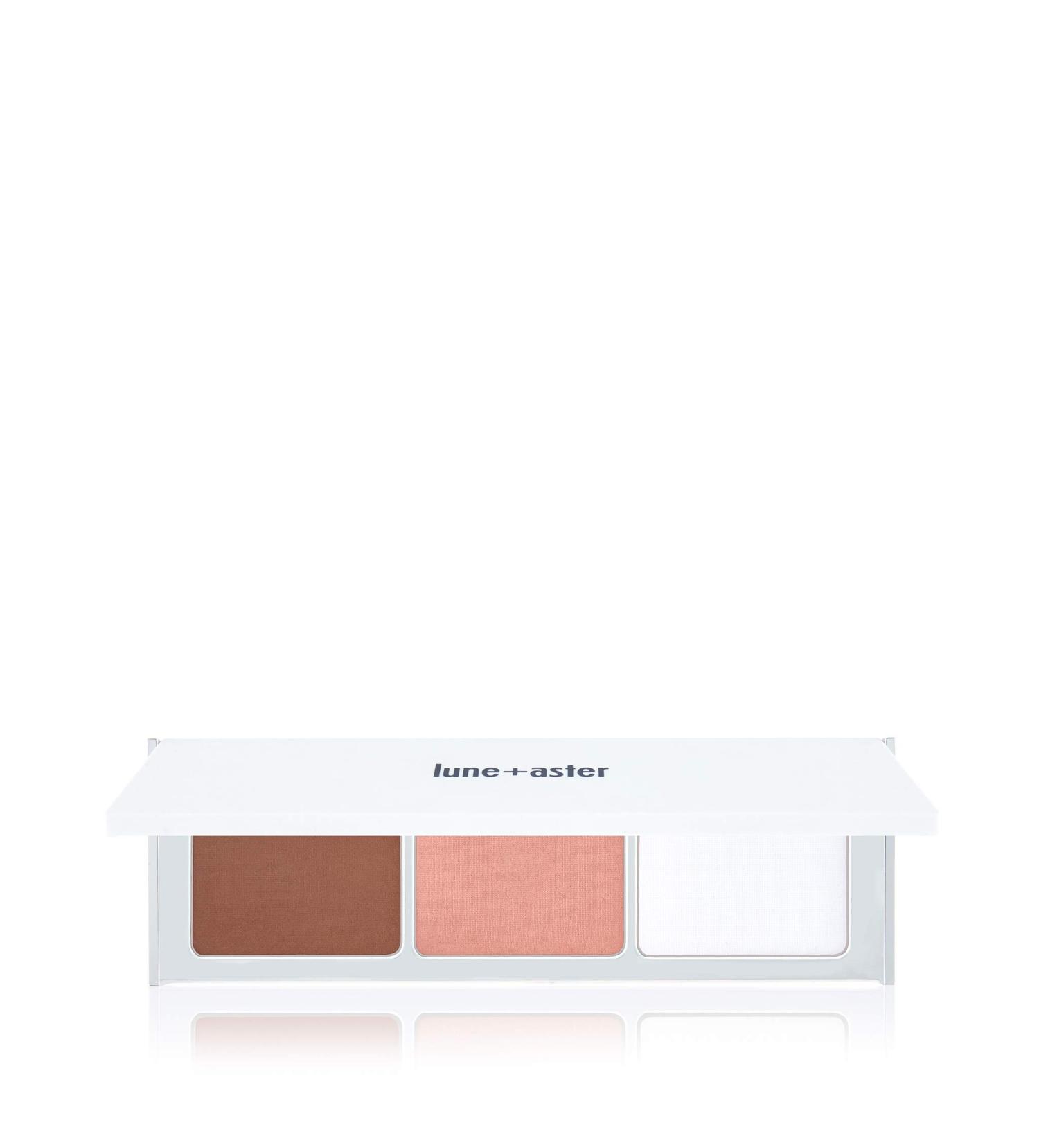 Lune+Aster Daybreak Bronzer & Illuminator Palette - Radiant Complexion Trio - Buy Online on GoSupps.com