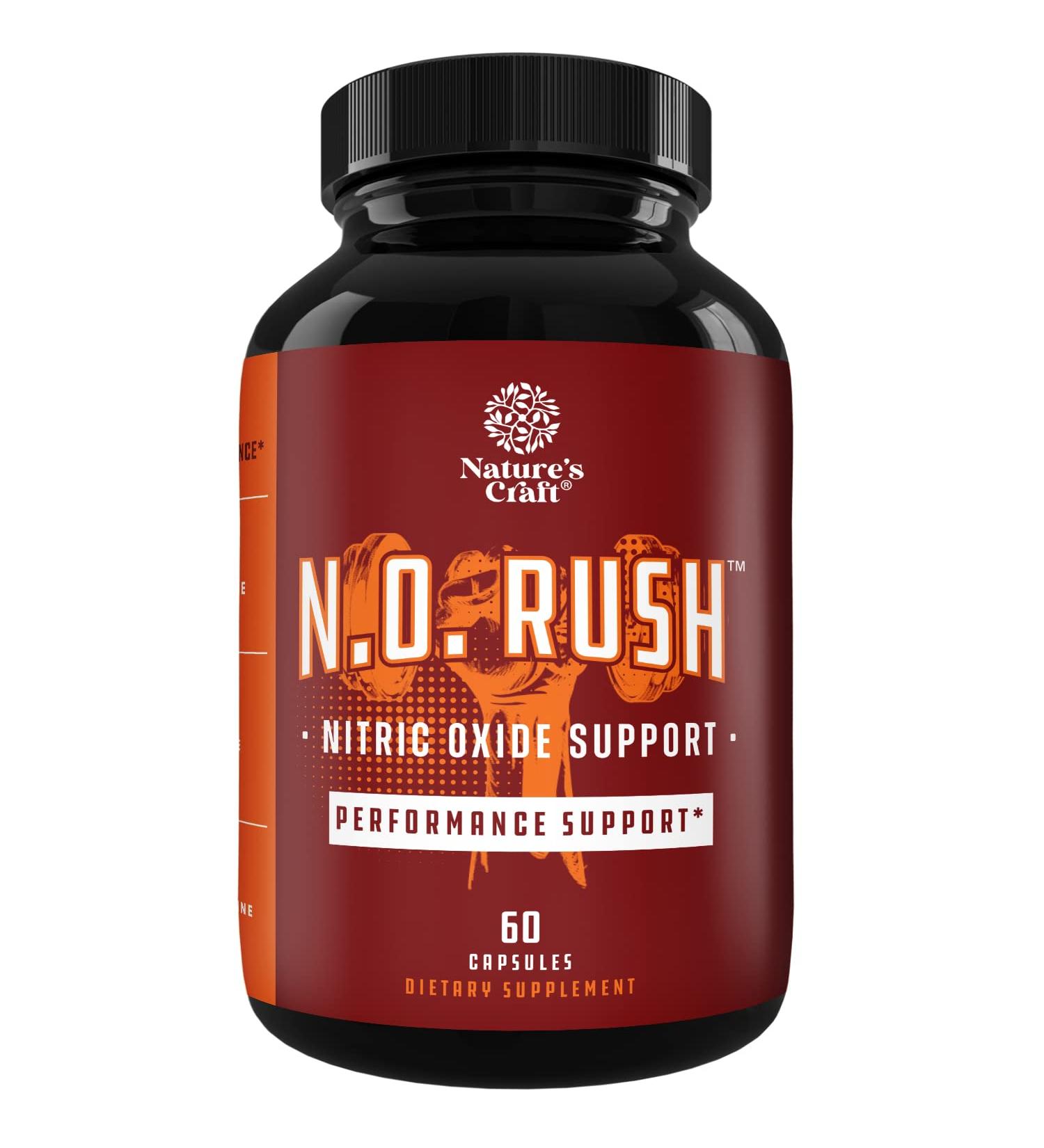 Men's Nitric Oxide Supplement with Beet Root Powder - Enhanced Performance and Muscle Growth, L-Arginine L-Citrulline Amino Acids Included - Buy Online on GoSupps.com