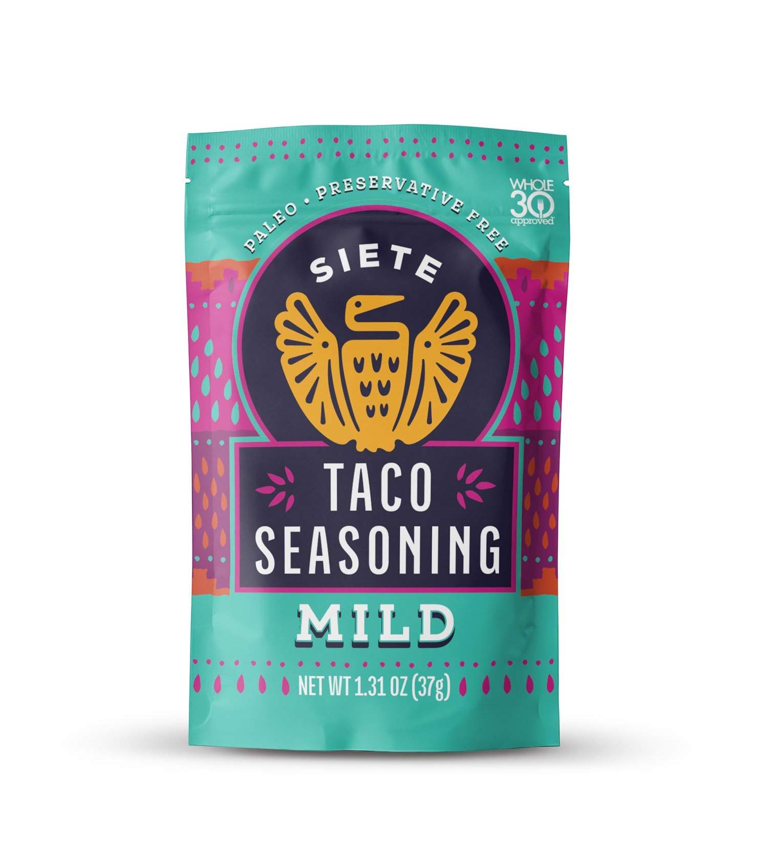 Siete Mild Seasoning | Paleo, Preservative Free, Gluten Free, Vegan | Whole 30 Approved | Pack of 6 - Buy Online on GoSupps.com
