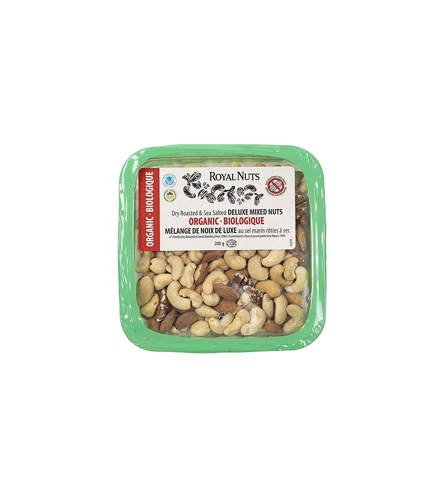 Royal Nuts Organic Deluxe Mixed Salted 200 Grams - Buy Online on GoSupps.com