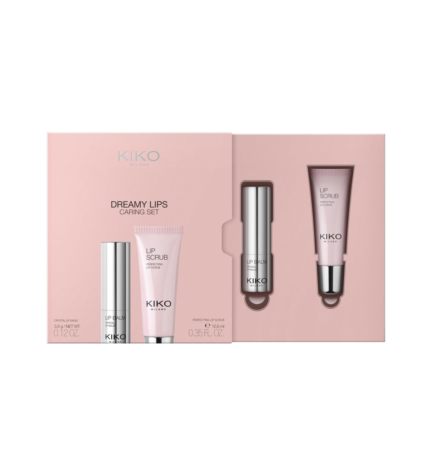 KIKO SpA KIKO Milano Dreamy Lips Caring Set Lip Care Set Shimmering Balm And Scrub - Buy Online on GoSupps.com