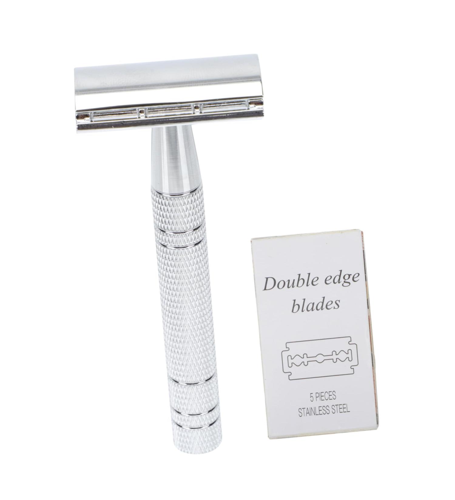 Ipetboom Double-Edge Beard Shaver & Women's Face Shaving Cutter - Vintage Aluminum Clippers for Eyebrow Shaping - Buy Online on GoSupps.com