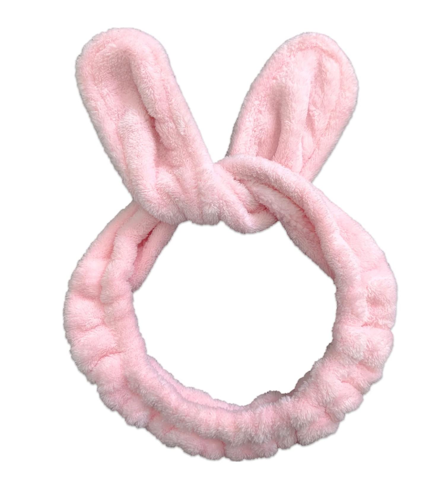 Nogcig Adjustable Towel Spa Headband for Women - Pink Headband for Washing Face, Skincare, Makeup - Buy Online on GoSupps.com