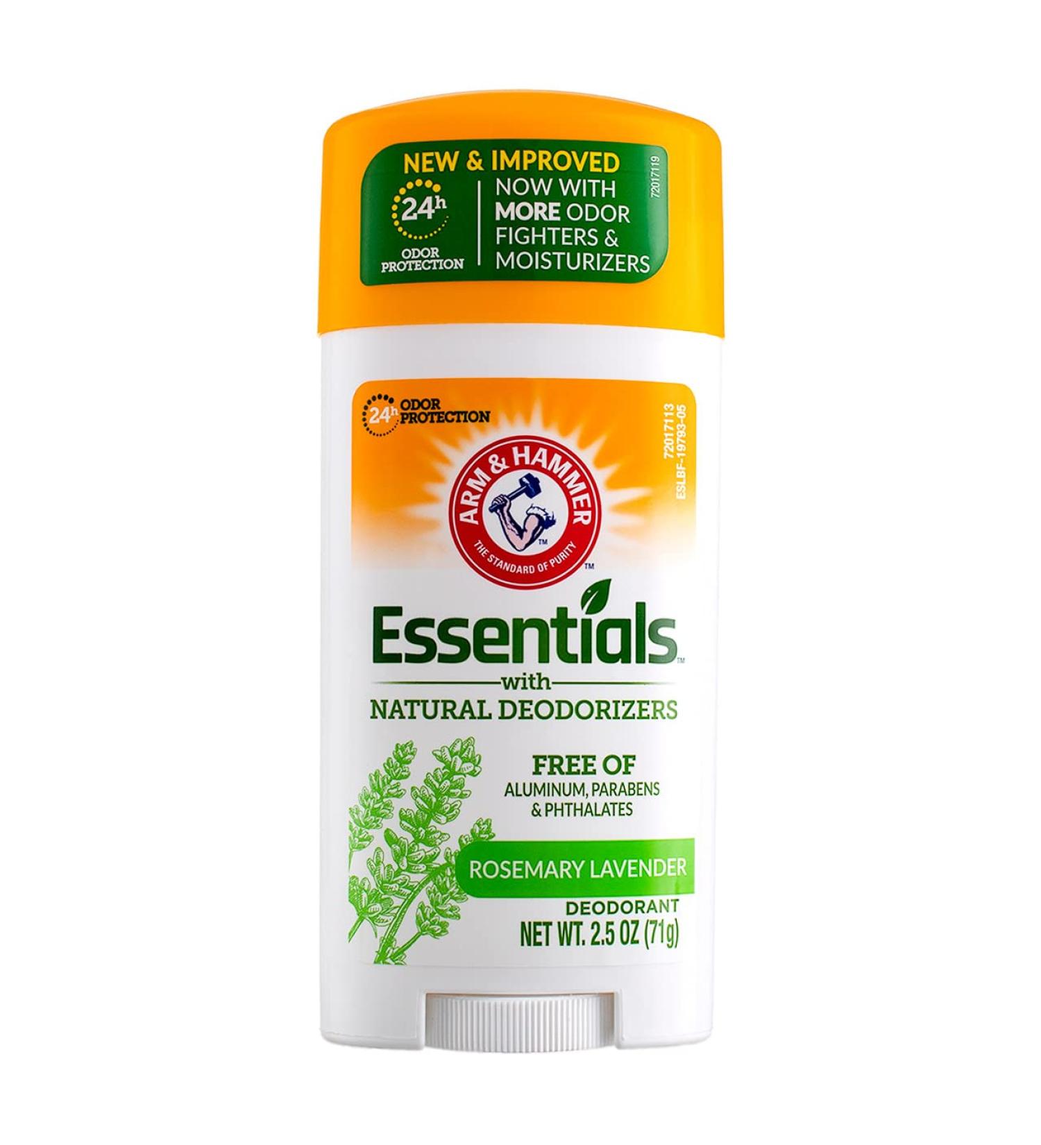 ARM & HAMMER Essentials Natural Deodorant Fresh 2.50 oz - Pack of 5 - Buy Online on GoSupps.com