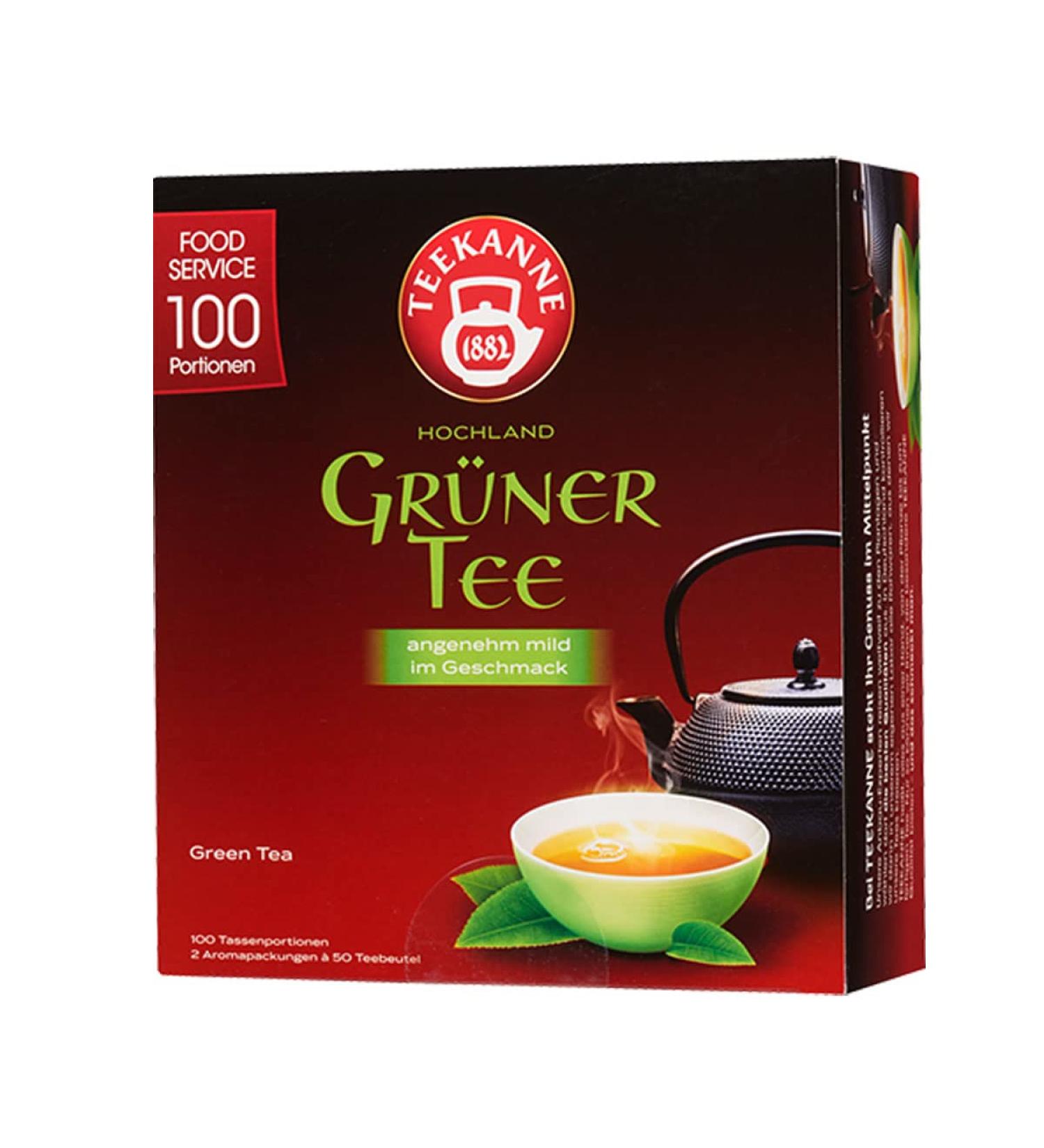 n.v. Nice green tea pot with sweet taste 100 tea bags 150g