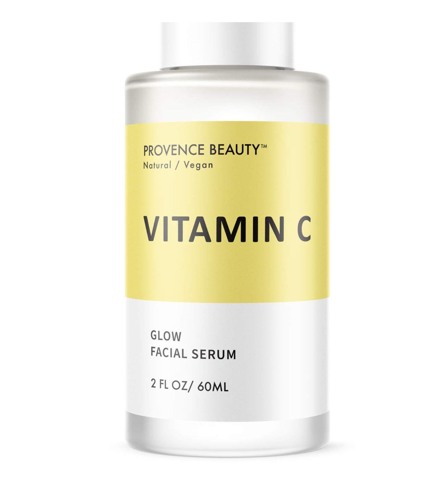 Vitamin C Serum for Face - Brightening & Anti-Aging Treatment with Hyaluronic Acid, Green Tea, Vitamin C and E - 2 Fl Oz - Buy Online on GoSupps.com