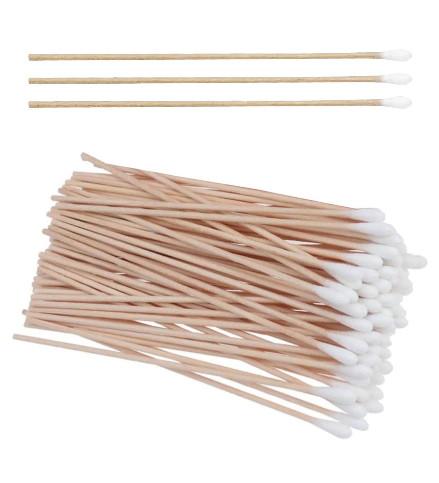 200 Pcs Extra Long Handle Cotton Buds for Ear Cleaning and Wax Removal - Medical Grade Swabs for Sanitary and Gentle Ear Care - Buy Online on GoSupps.com