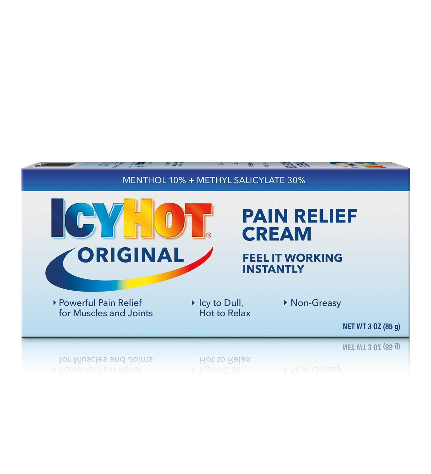 Icy Hot Extra Strength Pain Relief Cream - 3oz | Fast-Acting Relief for Muscle & Joint Pain | International Shipping Available - Buy Online on GoSupps.com