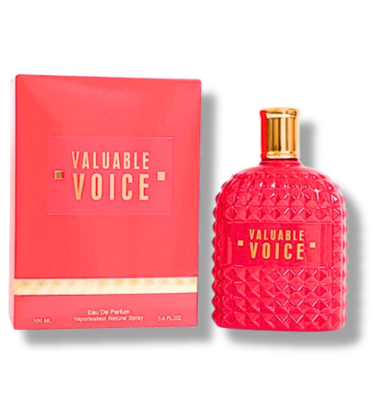 VALUABLE VOICE EAU DE PARFUM 3.4 FL. Oz. Oriental Floral fragrance for women. - Buy Online on GoSupps.com
