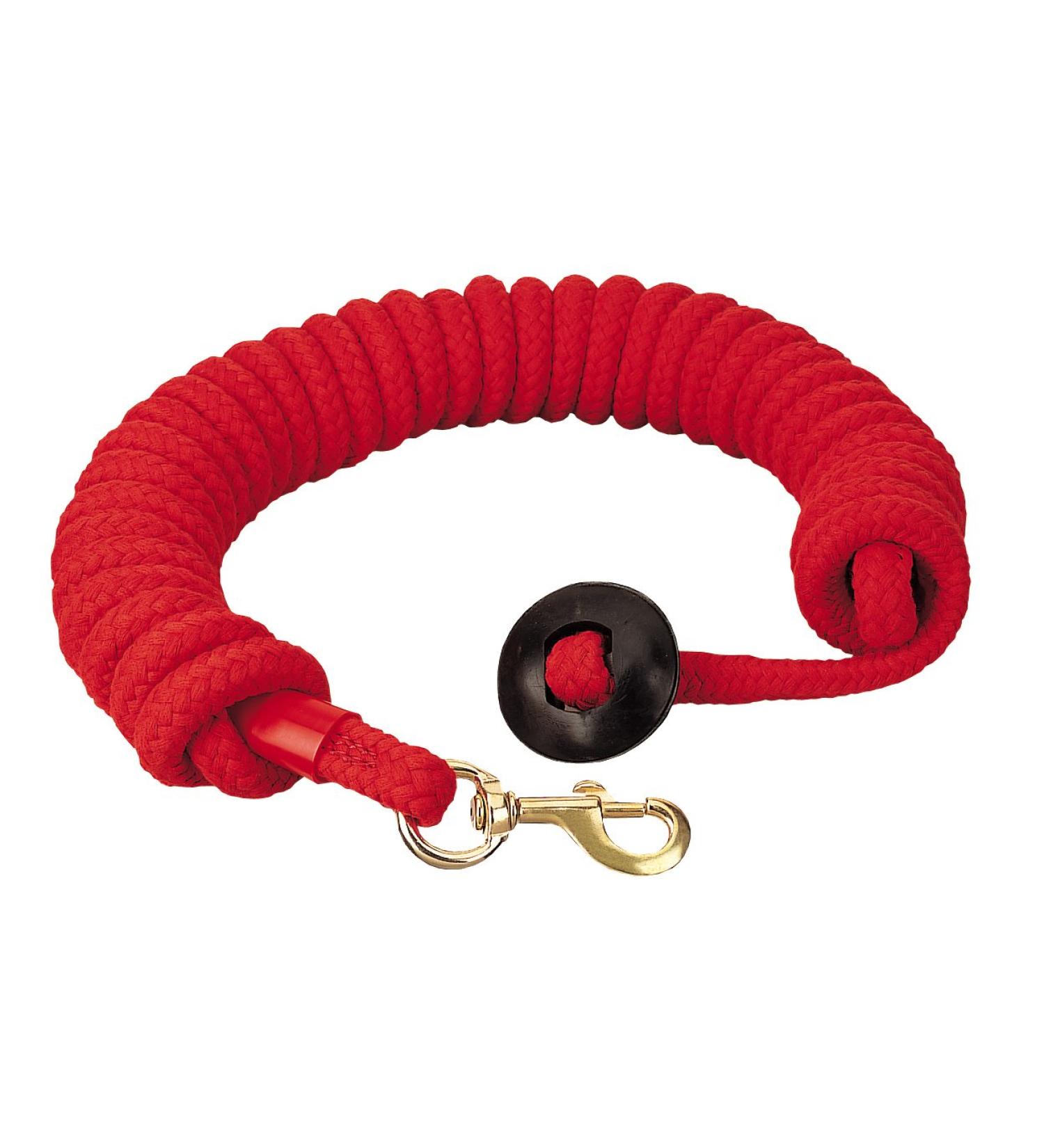 Weaver Leather Rounded Cotton Lunge Line Red ,3/4" x 25'