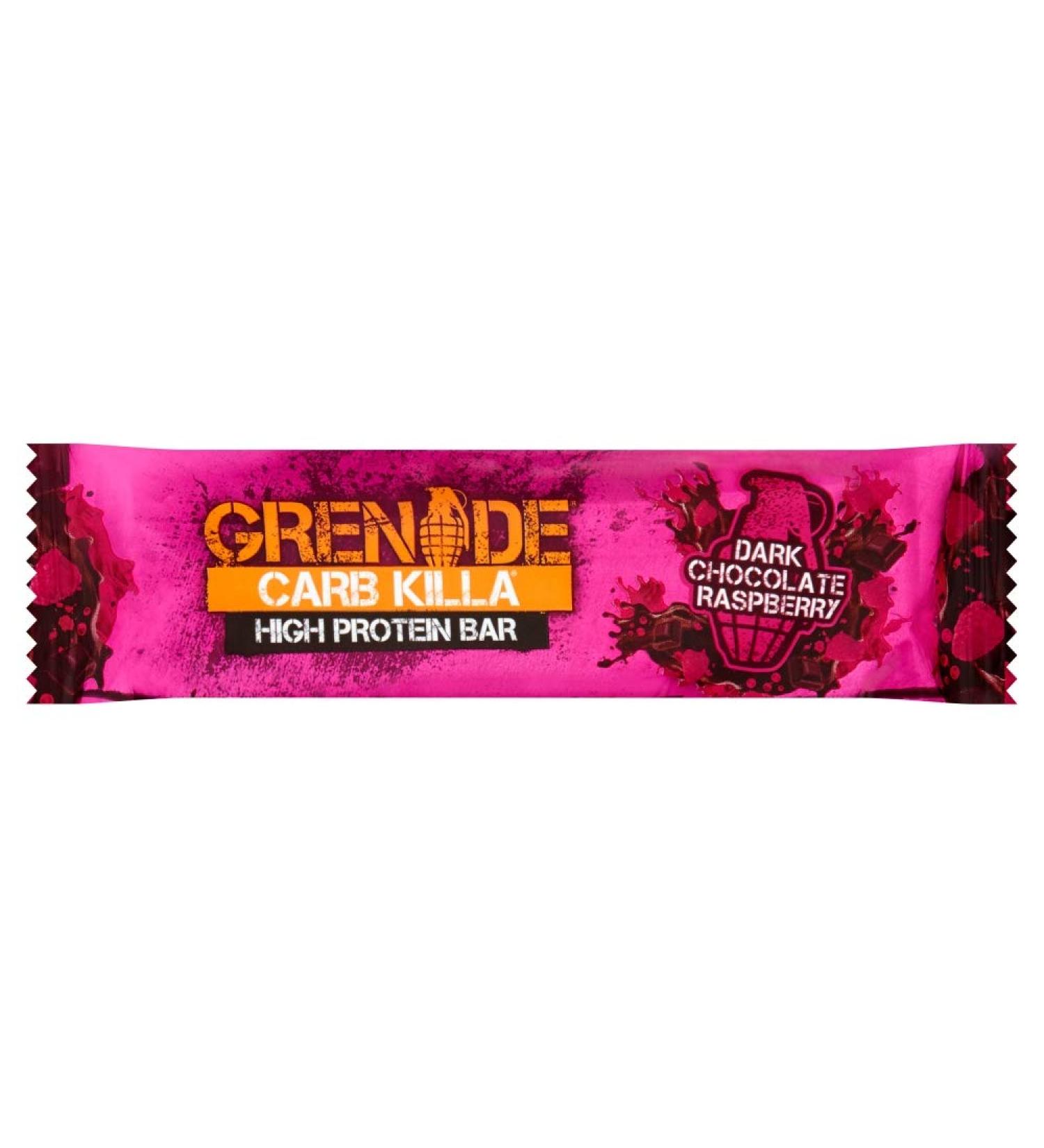 Grenade Carb Killa Dark Chocolate Raspberry High Protein Bar 60g