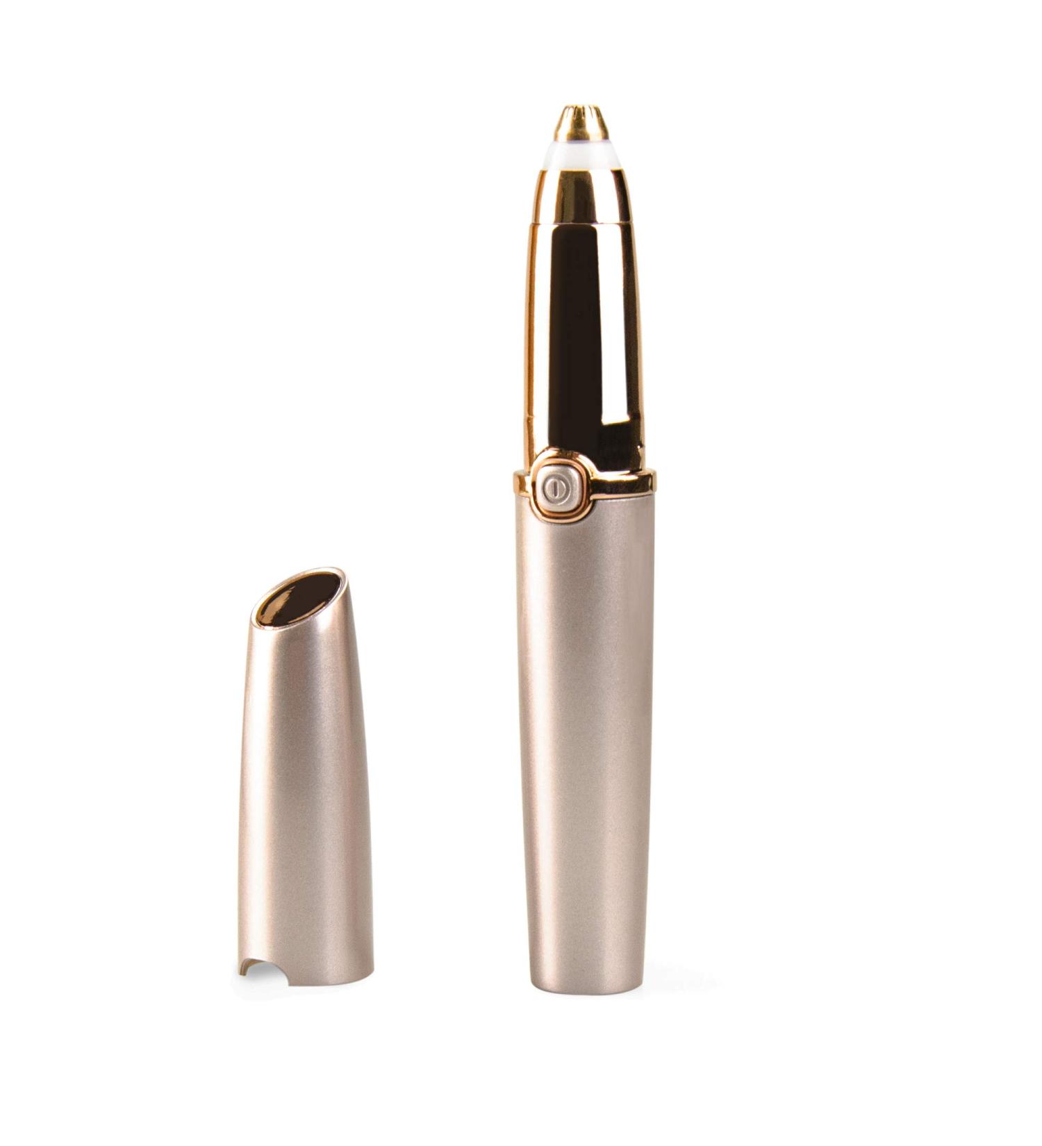 Rechargeable Eyebrow Hair Remover - Painless Trimmer & Epilator with Light for Face & Lips - Buy Online on GoSupps.com